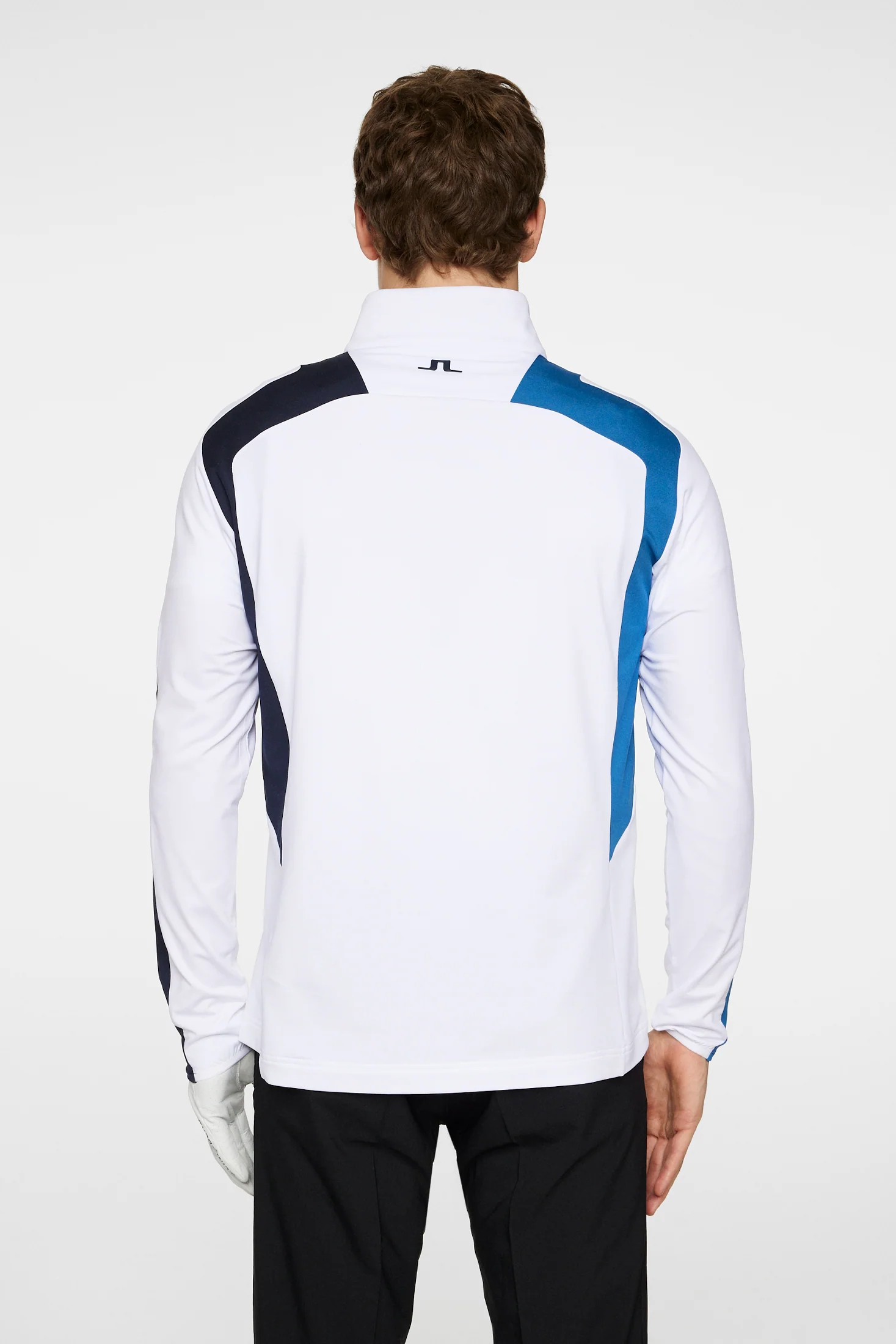 Leander Quarter Zip  Mid Layer / White - Image 3