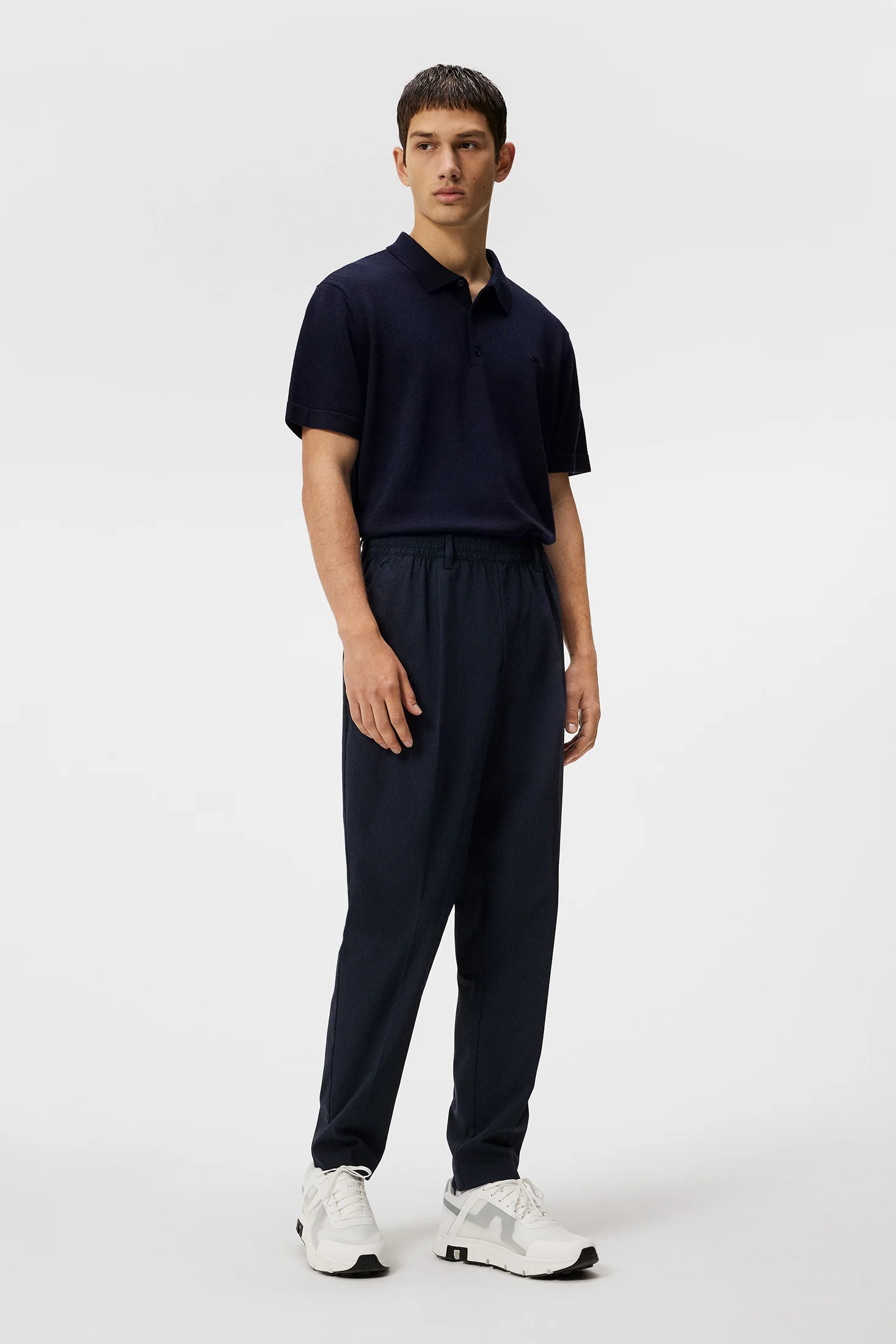 Lear Knitted Shirt / JL Navy - Image 4