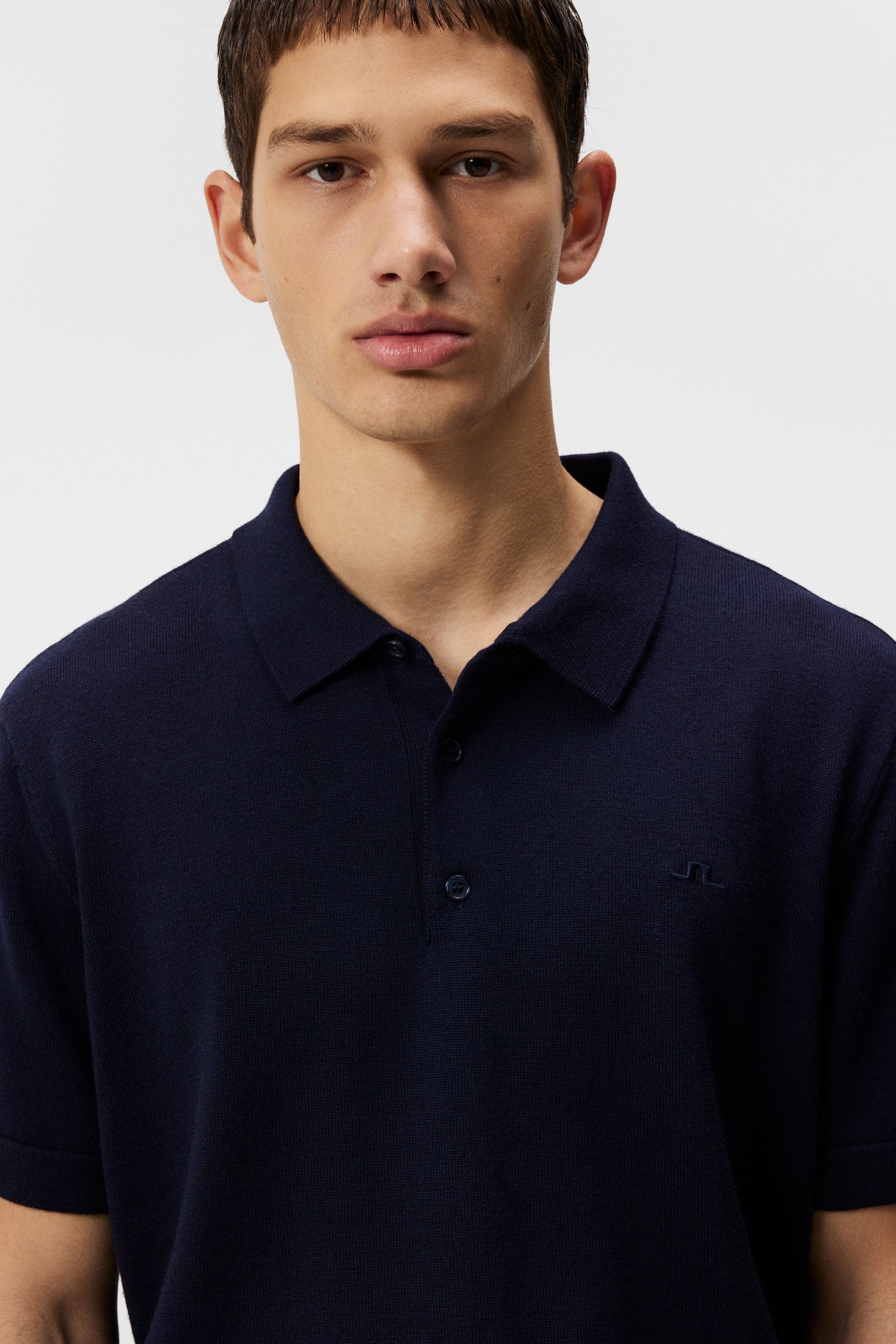 Lear Knitted Shirt / JL Navy - Image 5