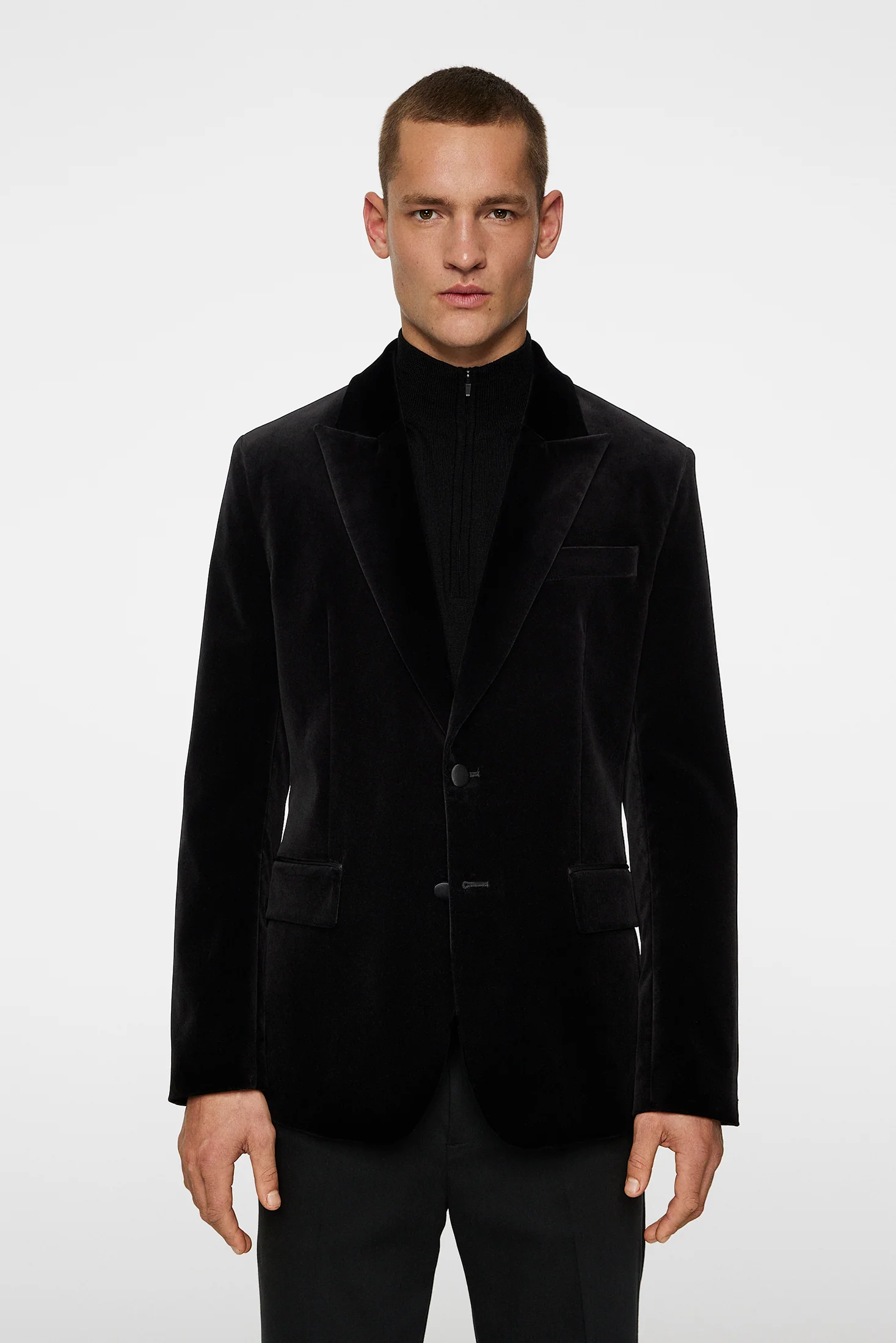 Lenny S Velvet Blazer / Black - Image 2