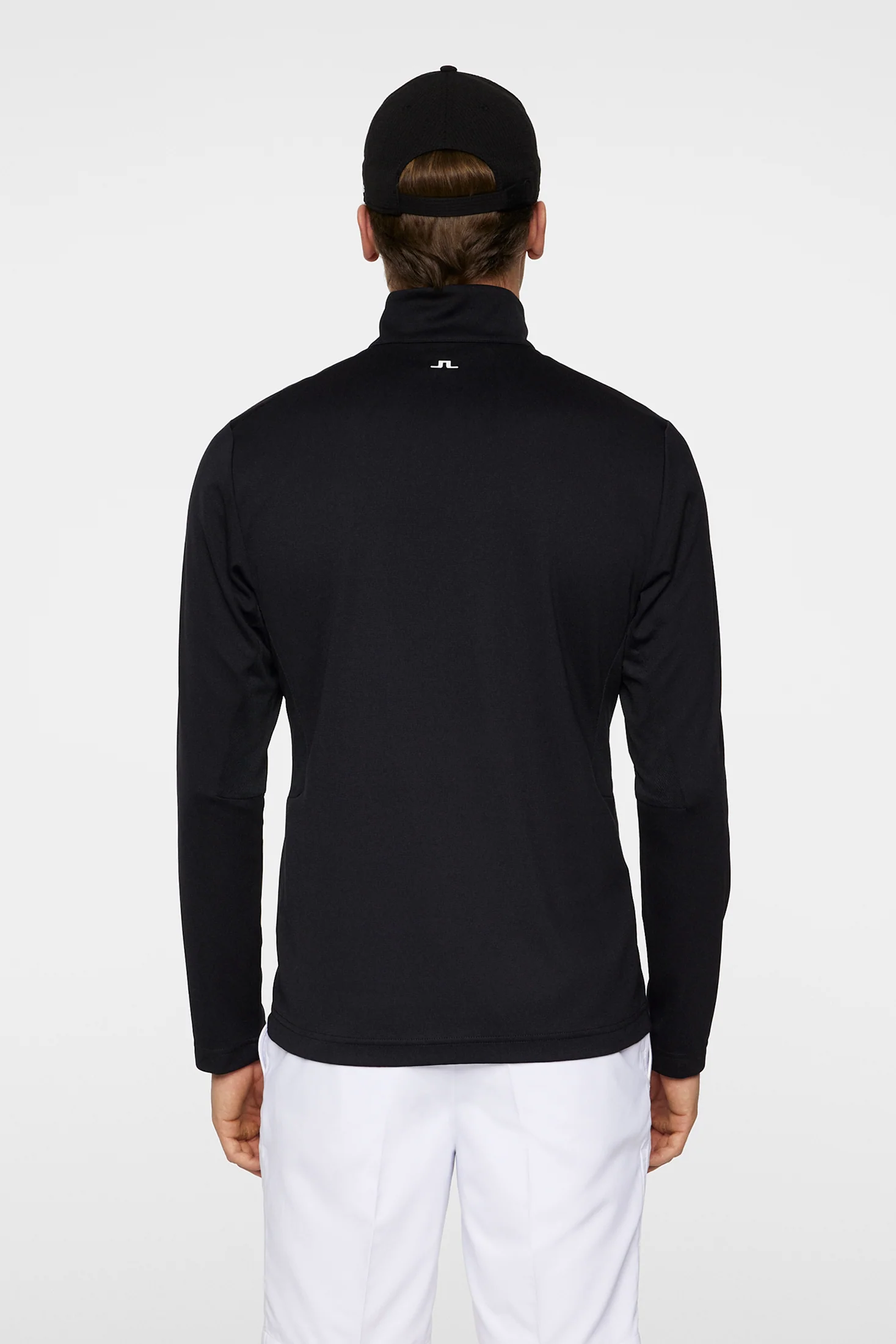 Leon Quarter Zip Mid Layer / Black - Image 3
