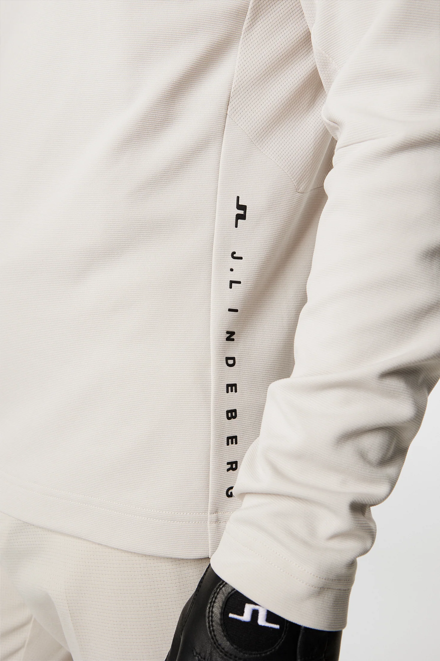 Leon Quarter Zip Mid Layer / Moonbeam - Image 6
