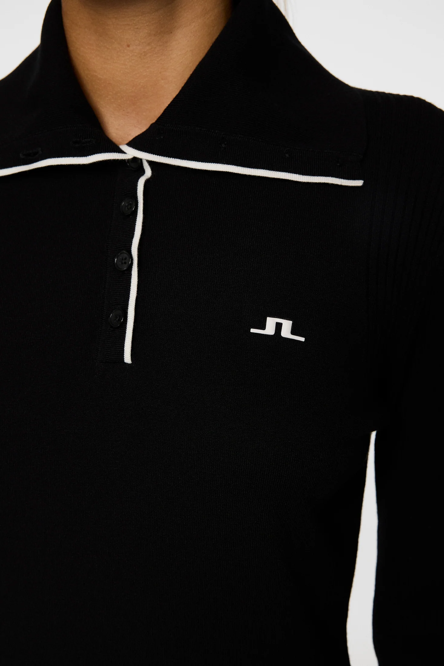 Leonie Knitted Shirt / Black - Image 6