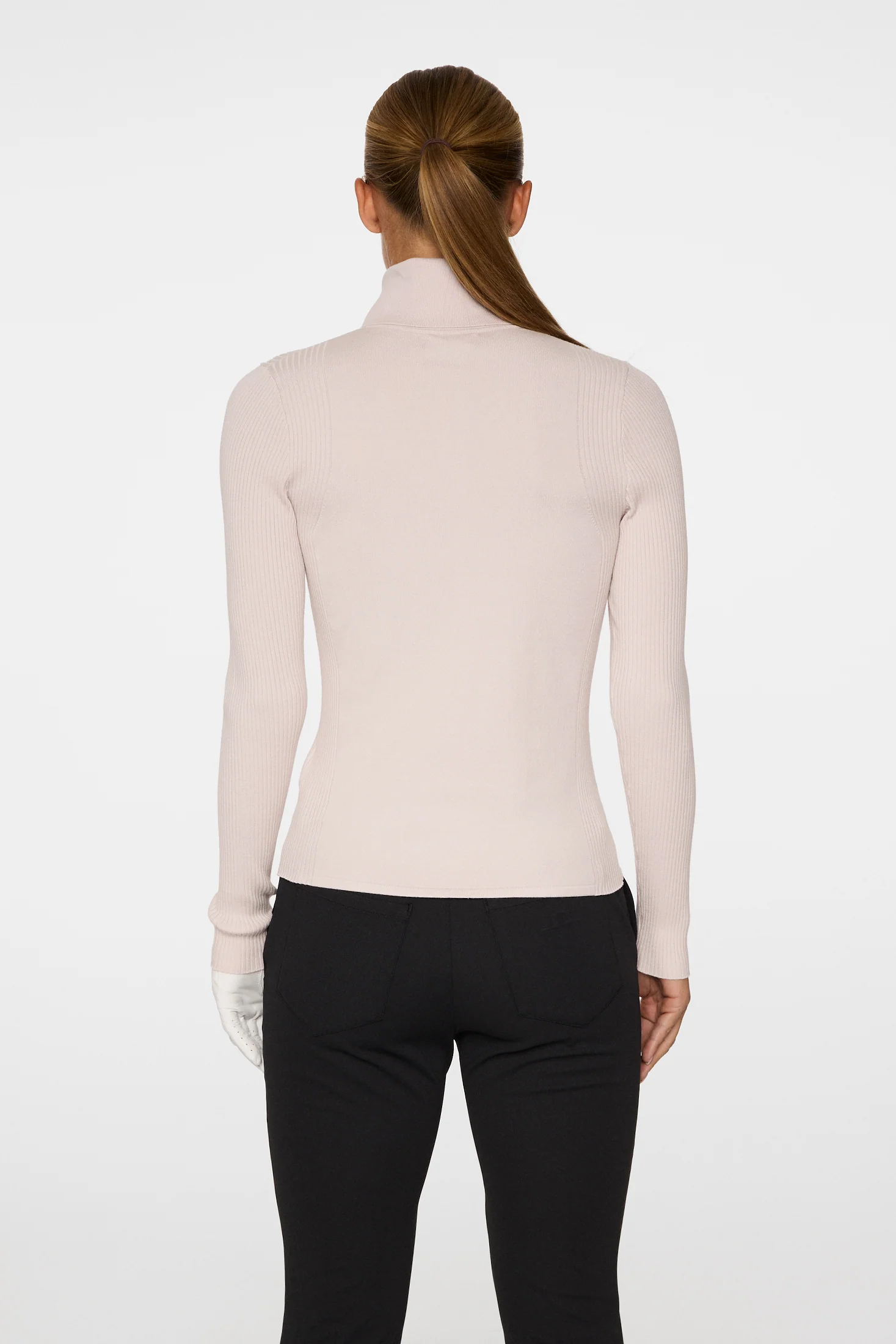 Leonie Knitted Shirt / Grey Lilac - Image 3