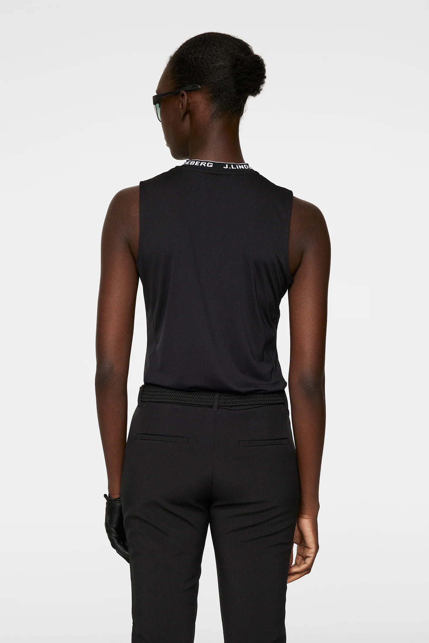 Leya Sleeveless Top / Black - Image 3
