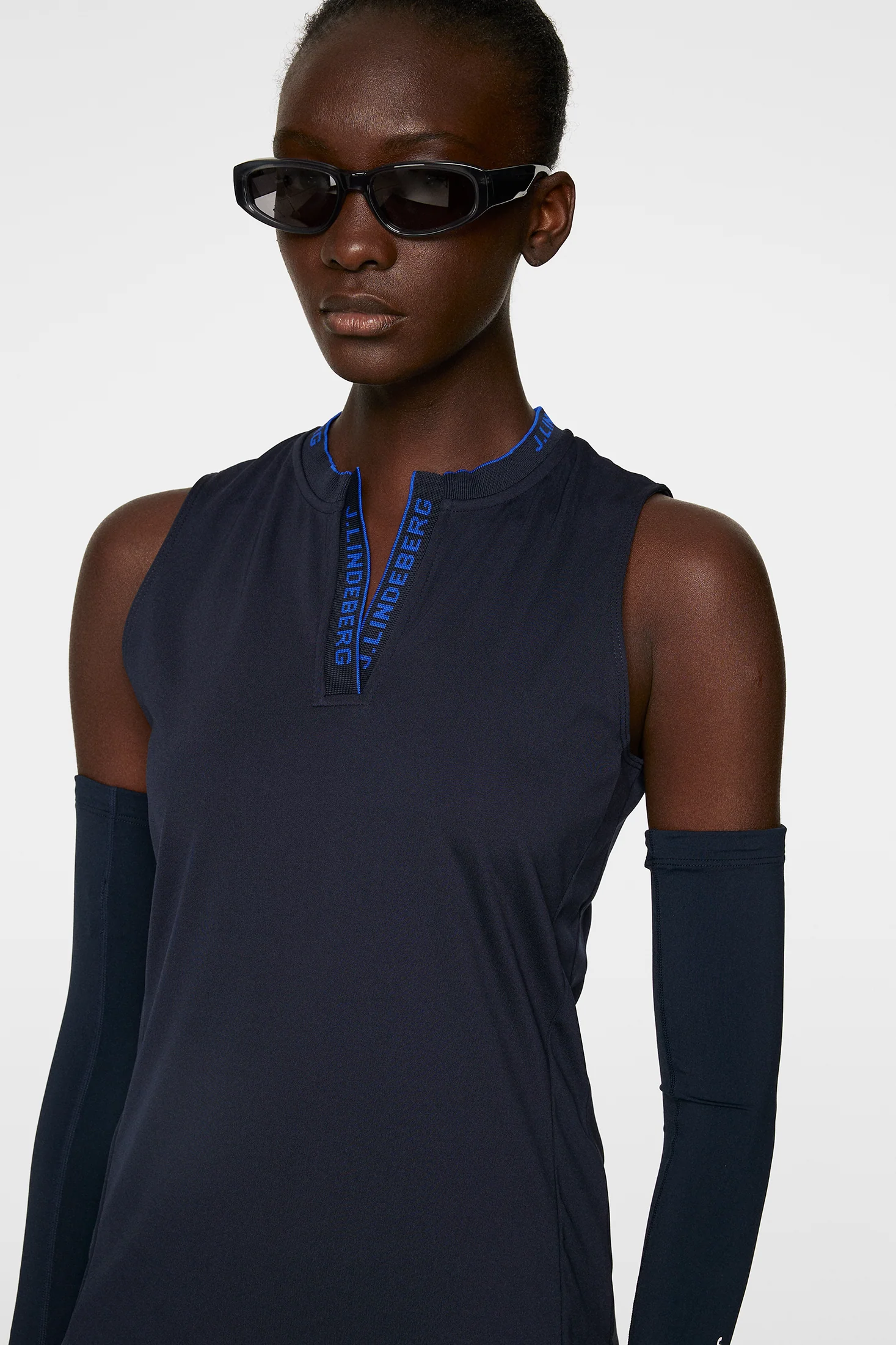 Leya Sleeveless Top / JL Navy - Image 5