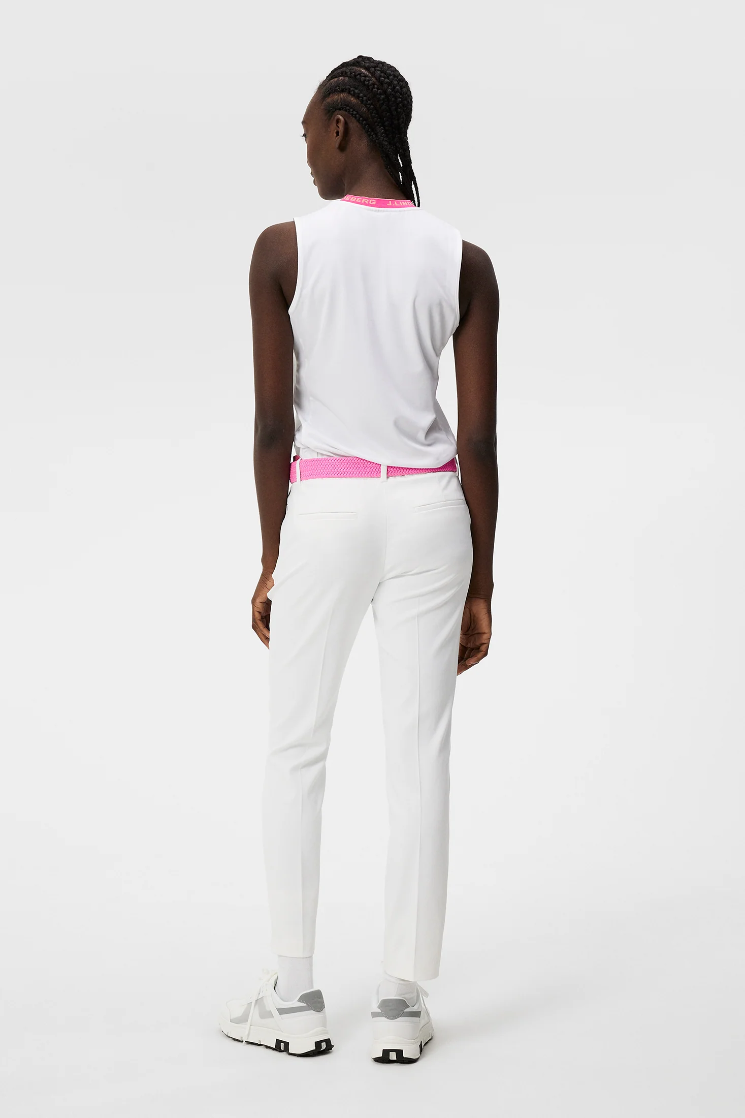 Leya Sleeveless Top / White - Image 3