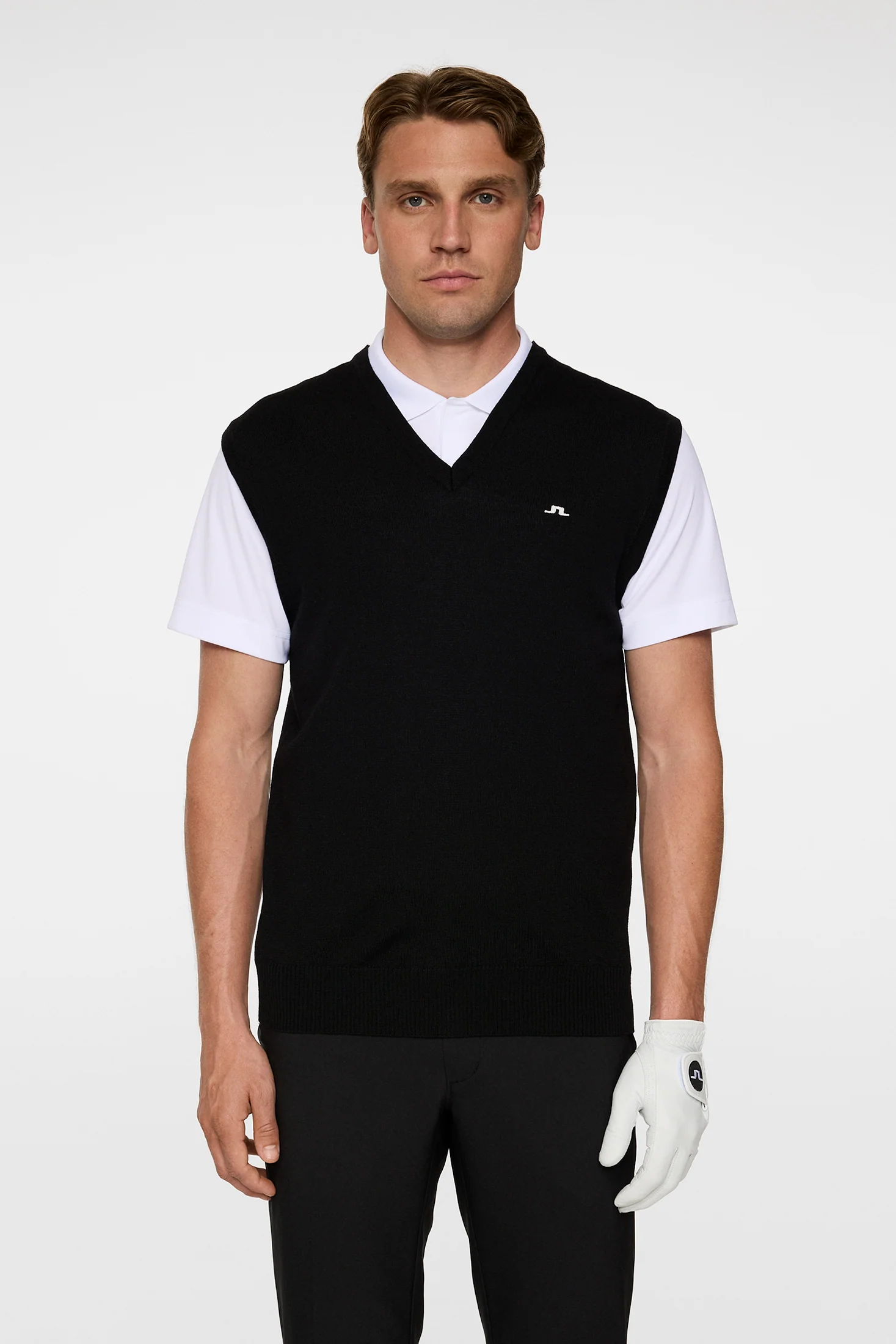 Liam Knitted Vest / Black - Image 2
