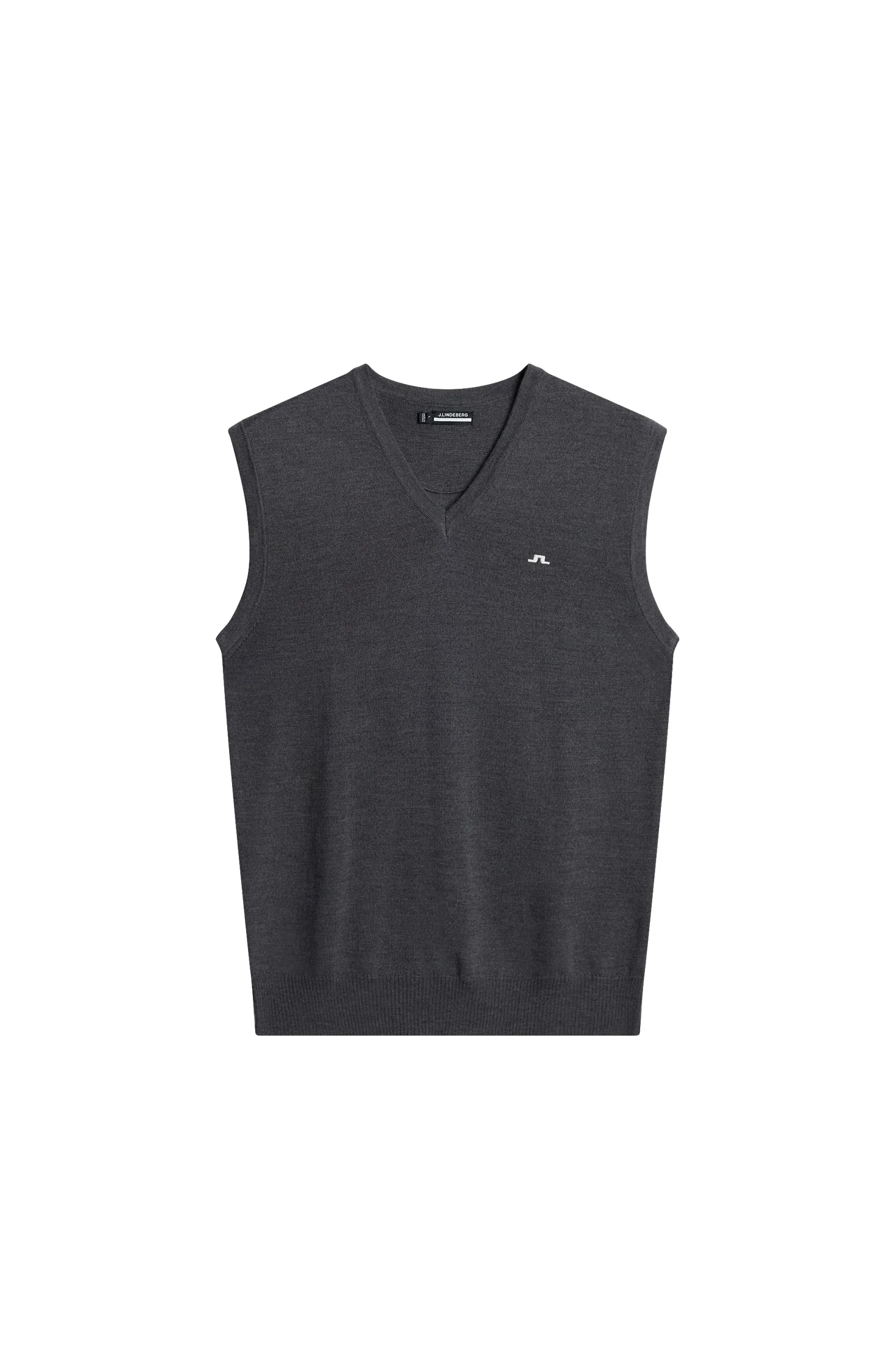 Liam Knitted Vest / Dark Grey Melange