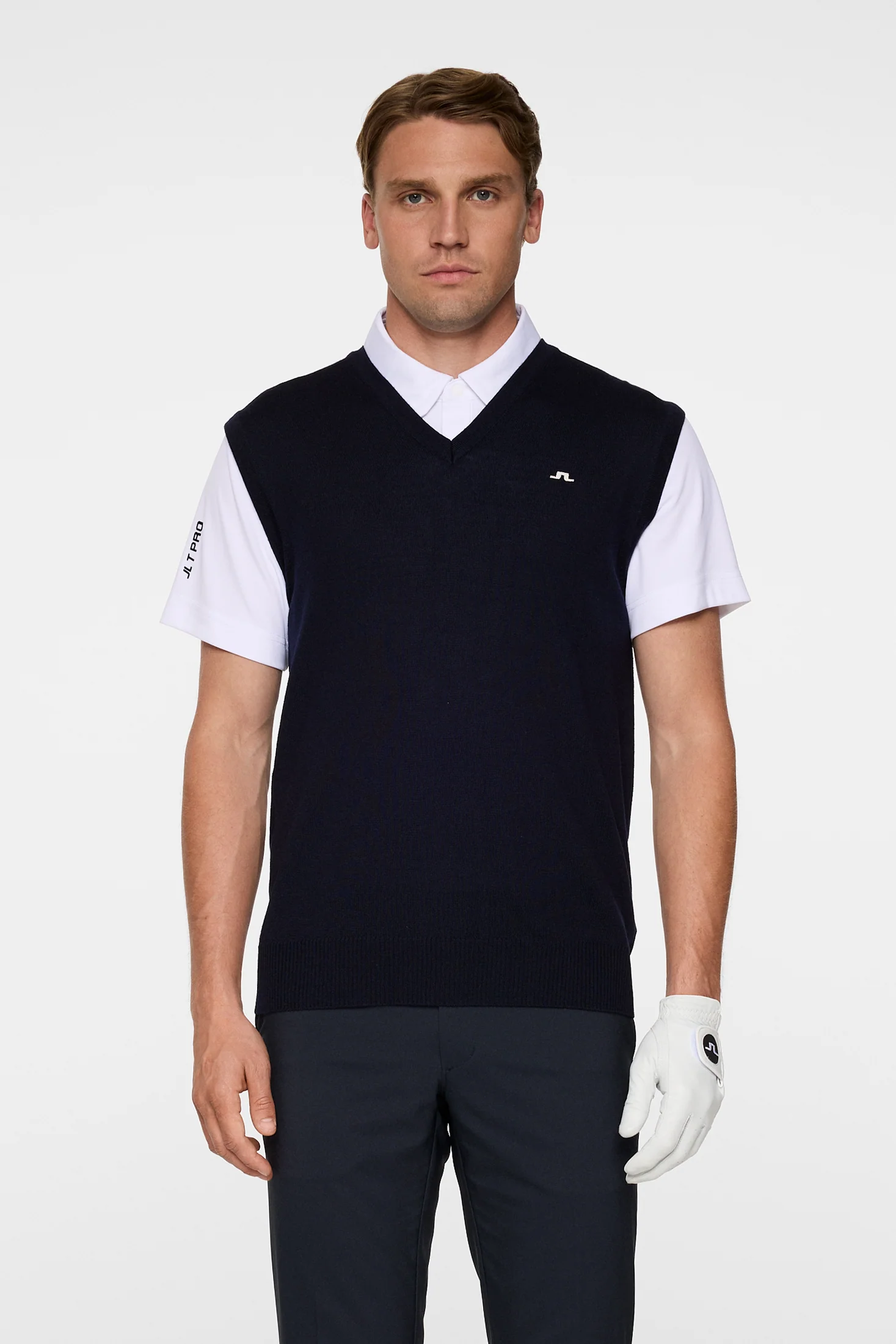 Liam Knitted Vest / JL Navy - Image 2