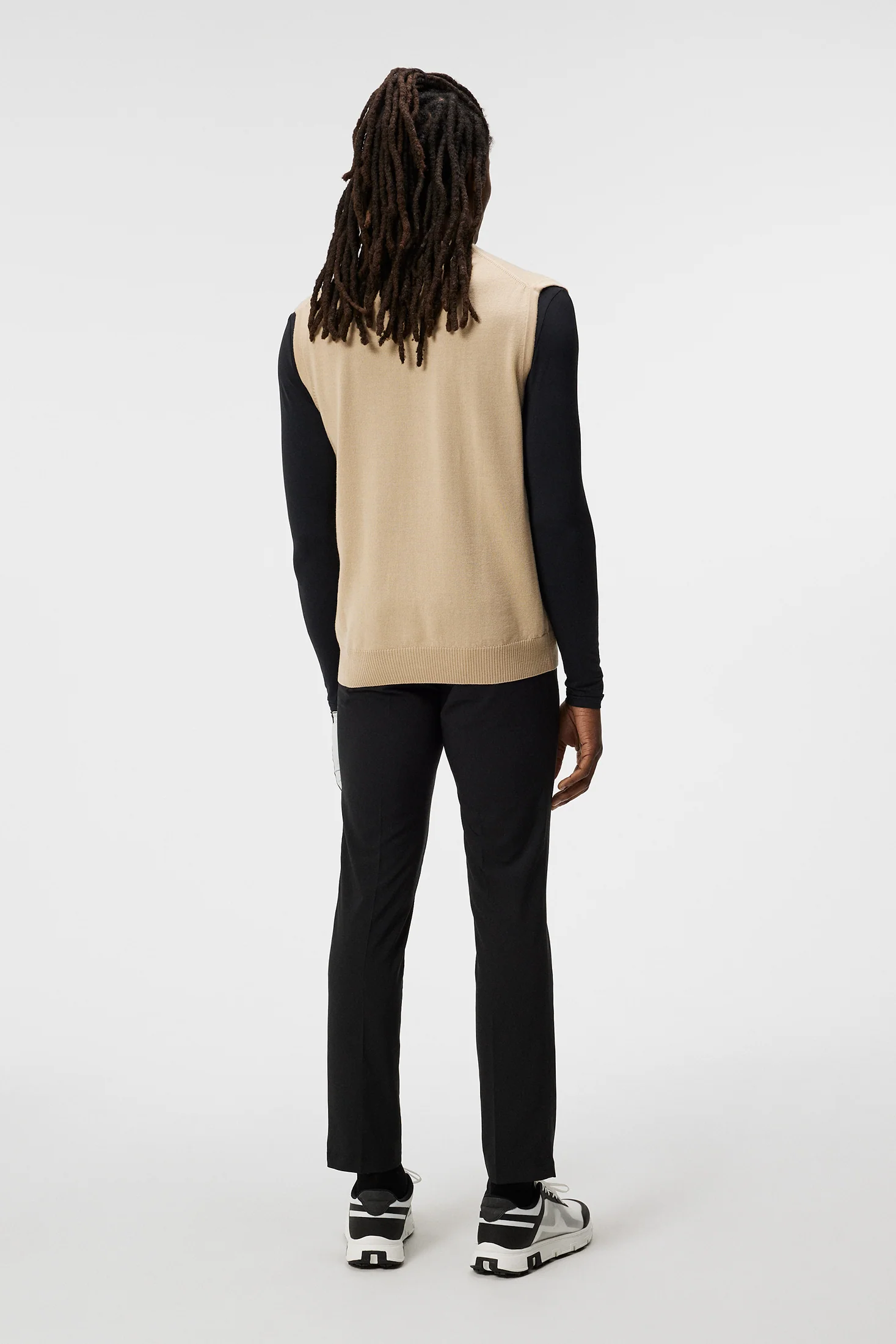 Liam Knitted Vest / Safari Beige - Image 3