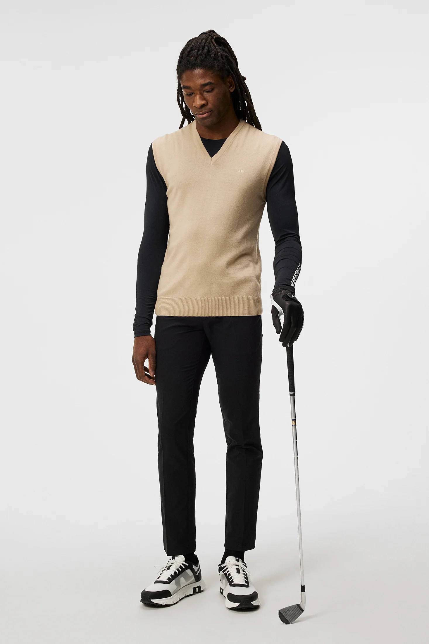 Liam Knitted Vest / Safari Beige - Image 4