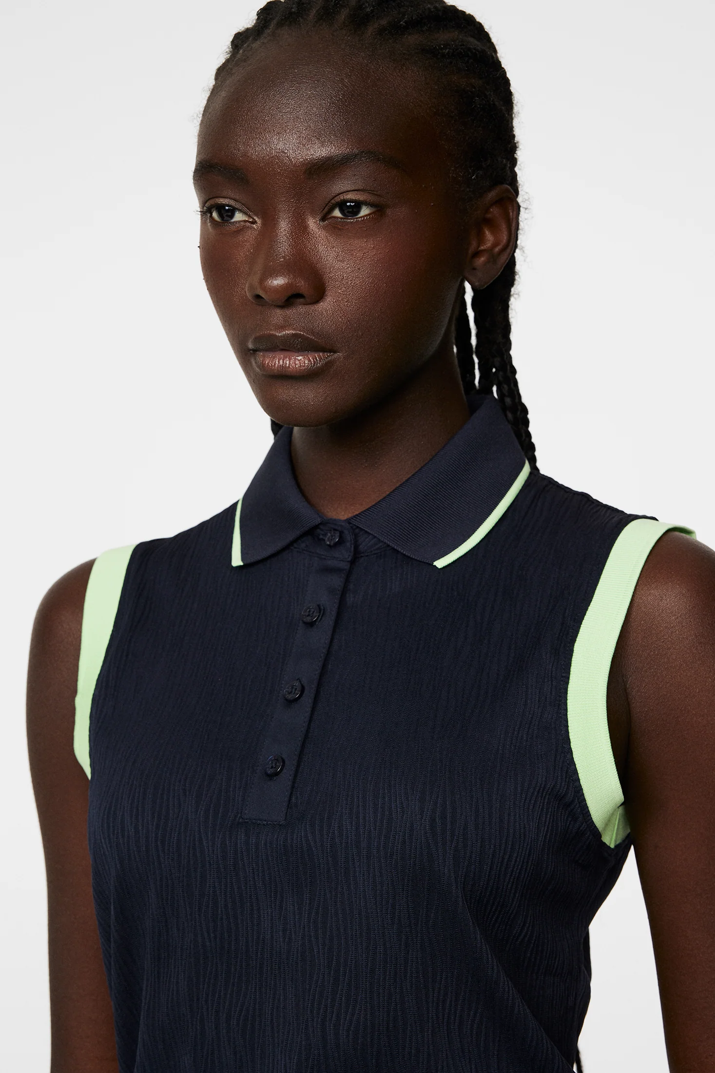 Lila Sleeveless Top / JL Navy - Image 5