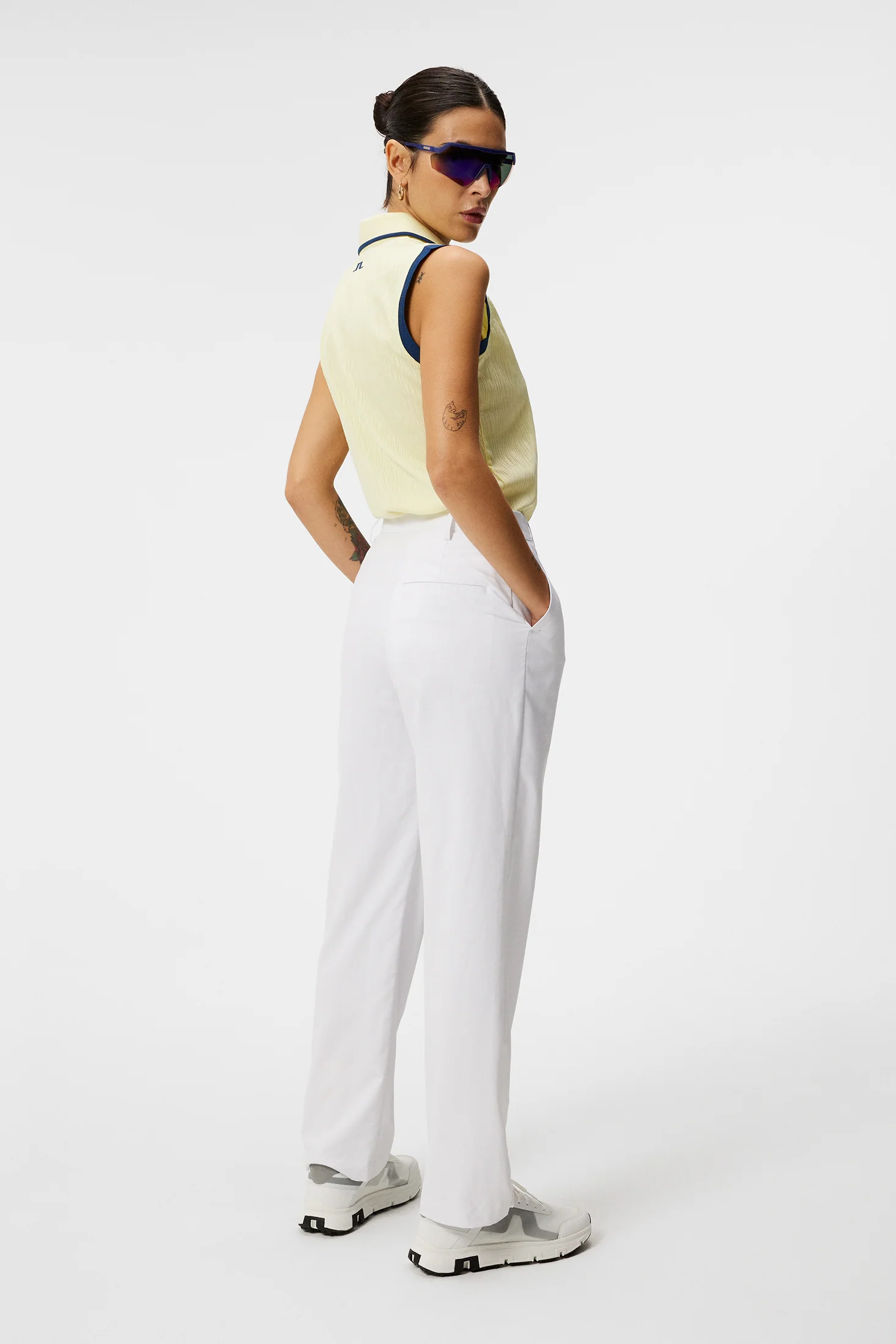 Lila Sleeveless Top / Wax Yellow - Image 3