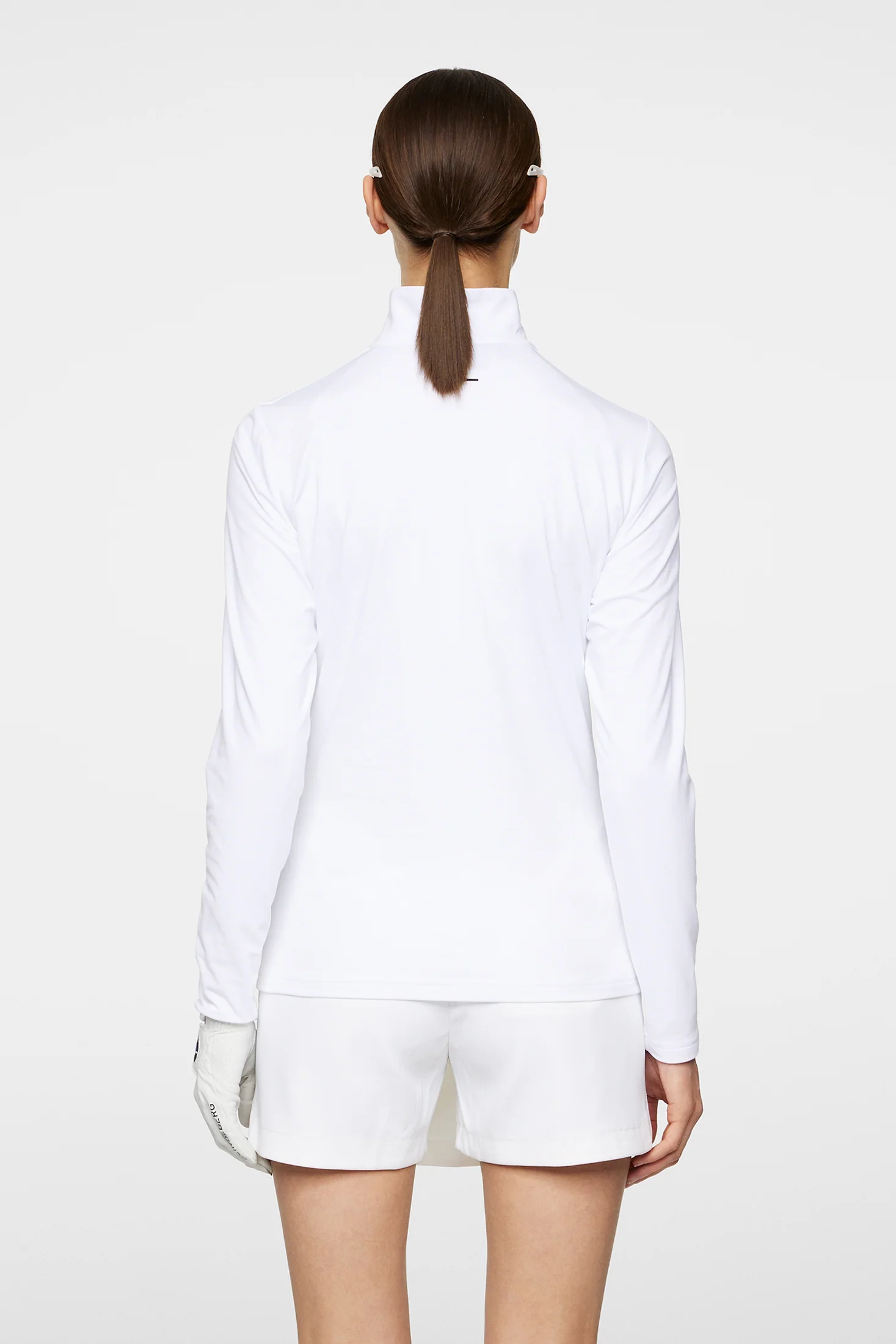 Lina Quarter Zip Midlayer / White - Image 3