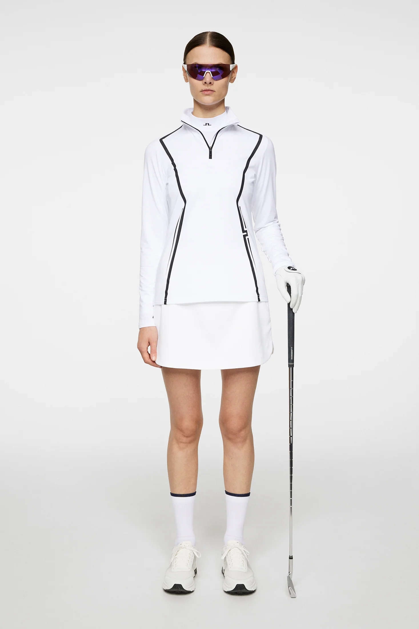 Lina Quarter Zip Midlayer / White - Image 4