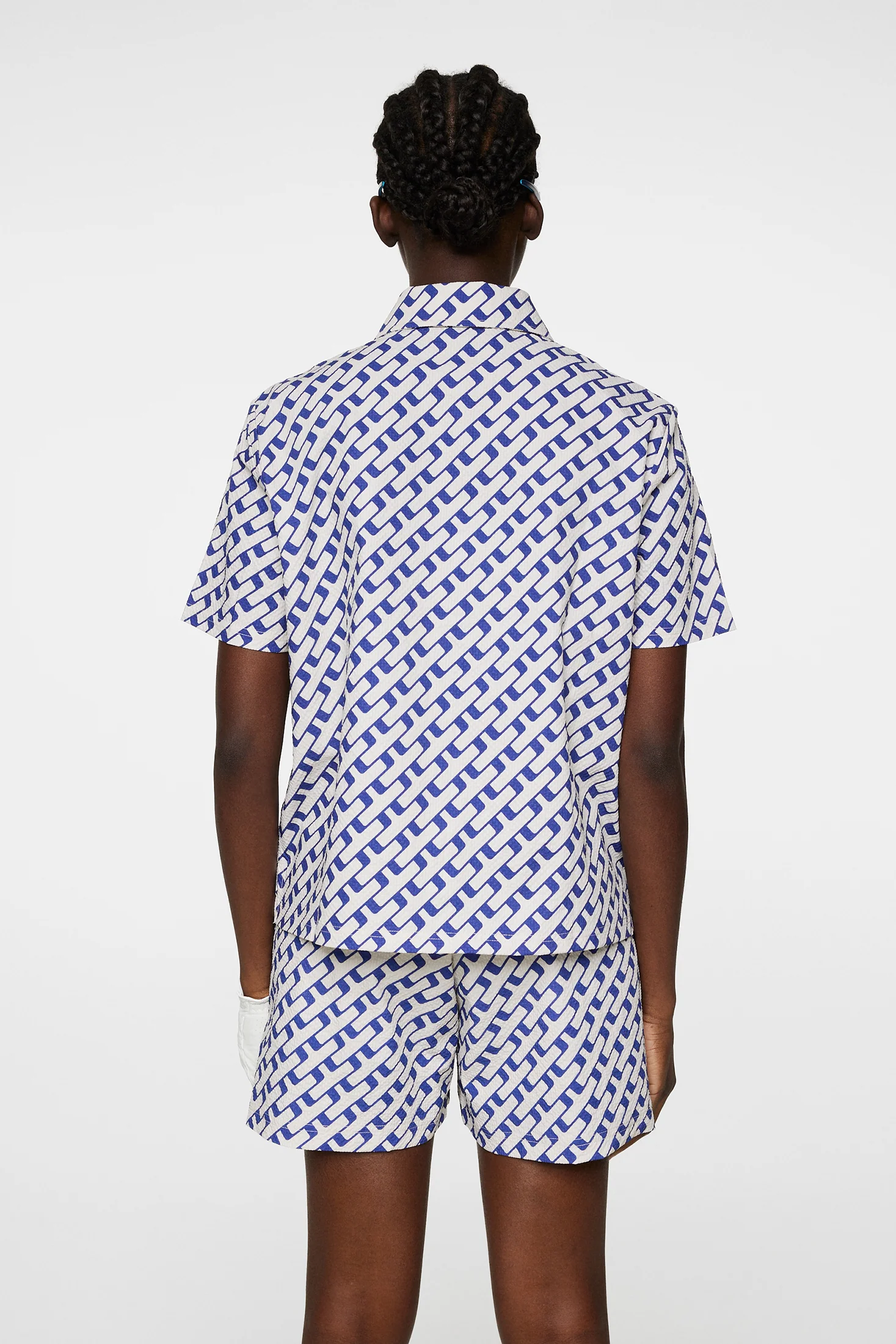 Linda Printed Shirt / Tour Geo Moonbeam M - Image 3