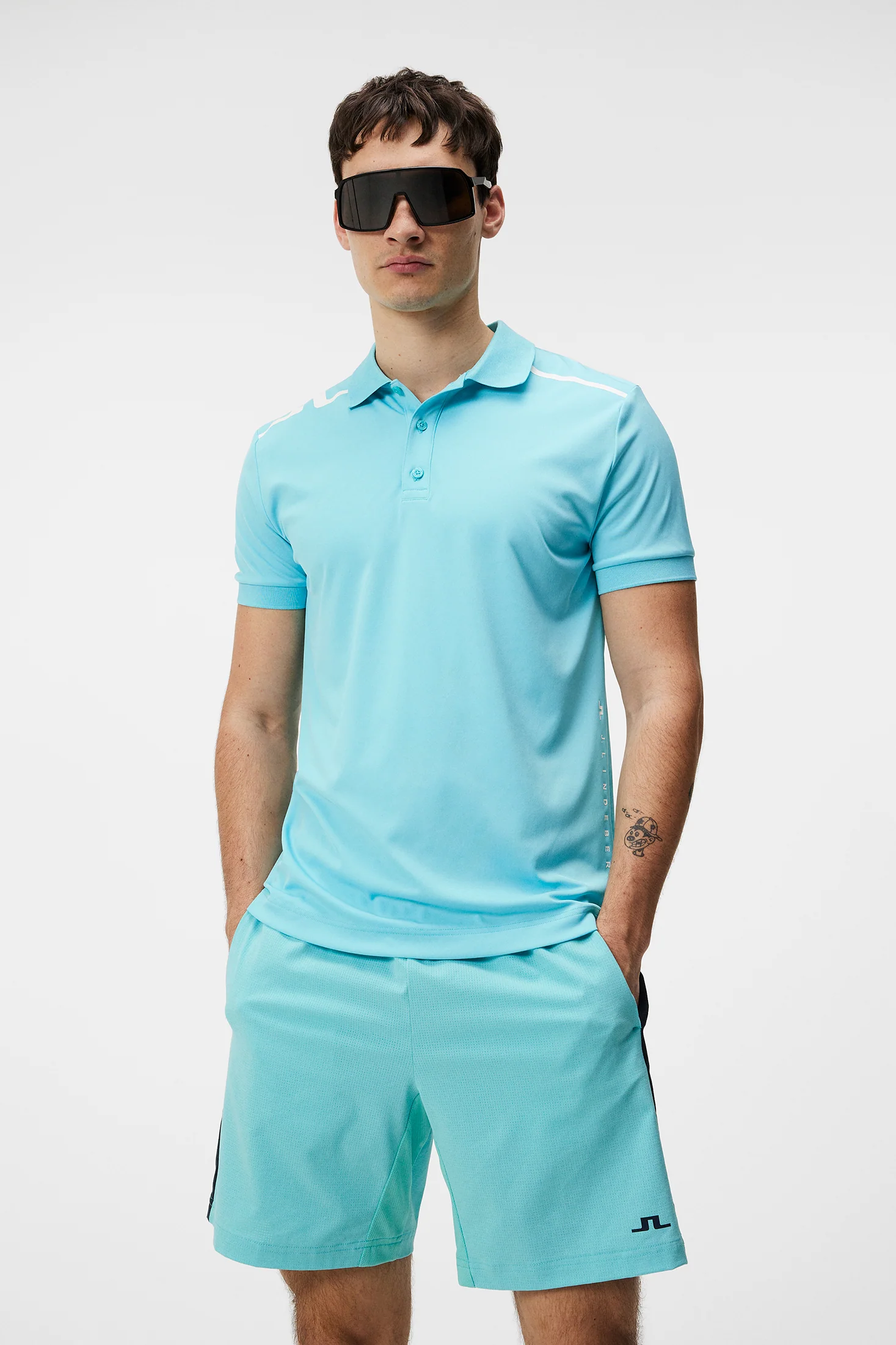 Lionel Regular Fit Polo / Blue Curacao - Image 2