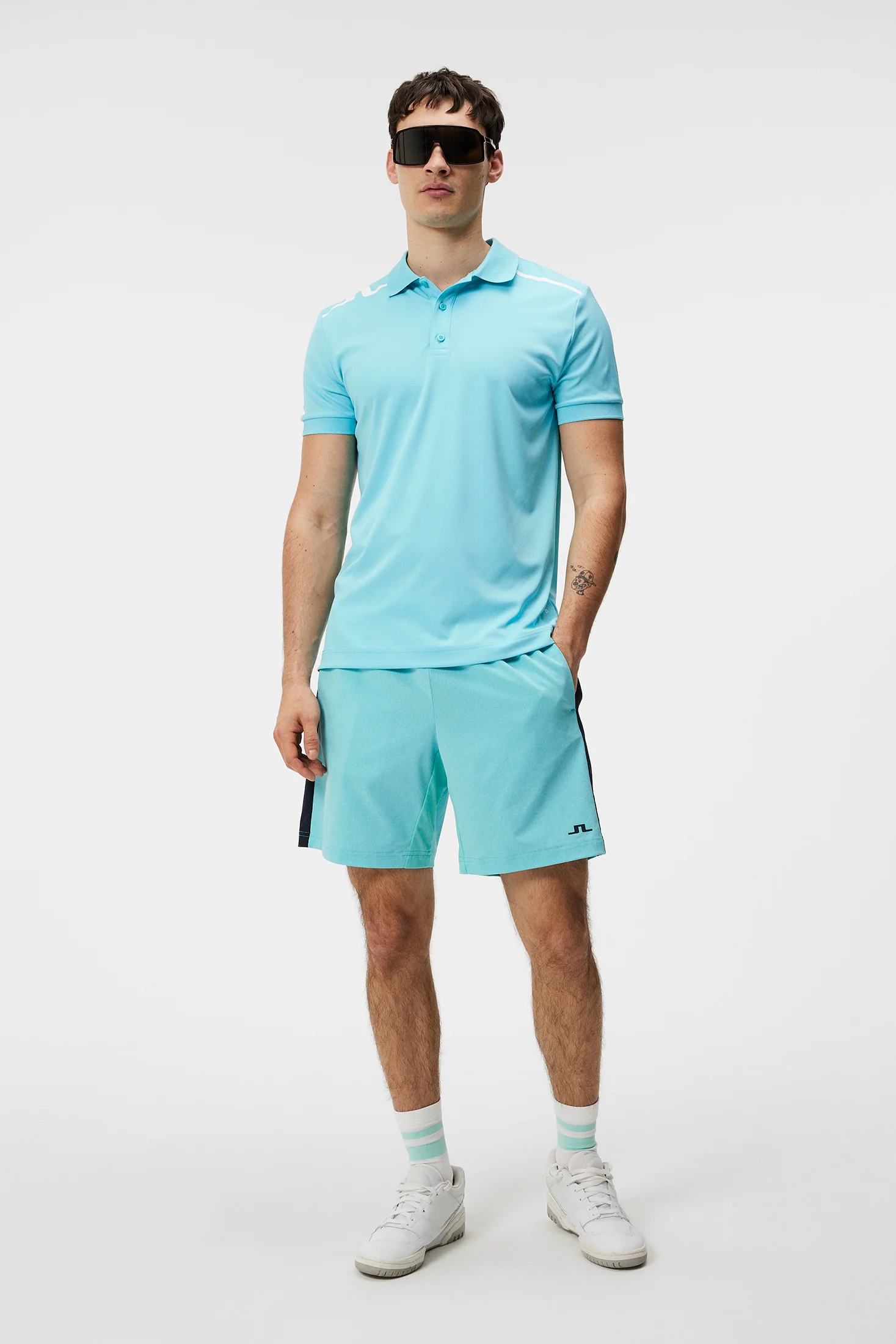 Lionel Regular Fit Polo / Blue Curacao - Image 4