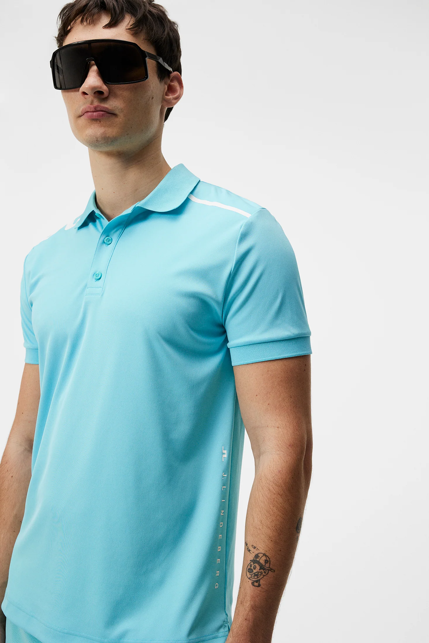 Lionel Regular Fit Polo / Blue Curacao - Image 5