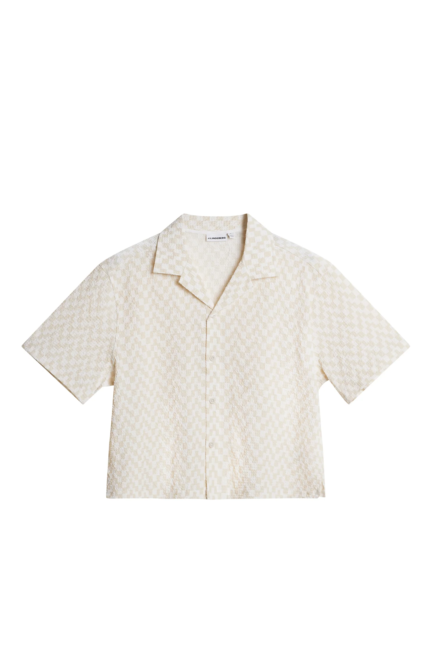 Liv Crinkle Nylon Shirt / Bridge Stack Moonbeam M