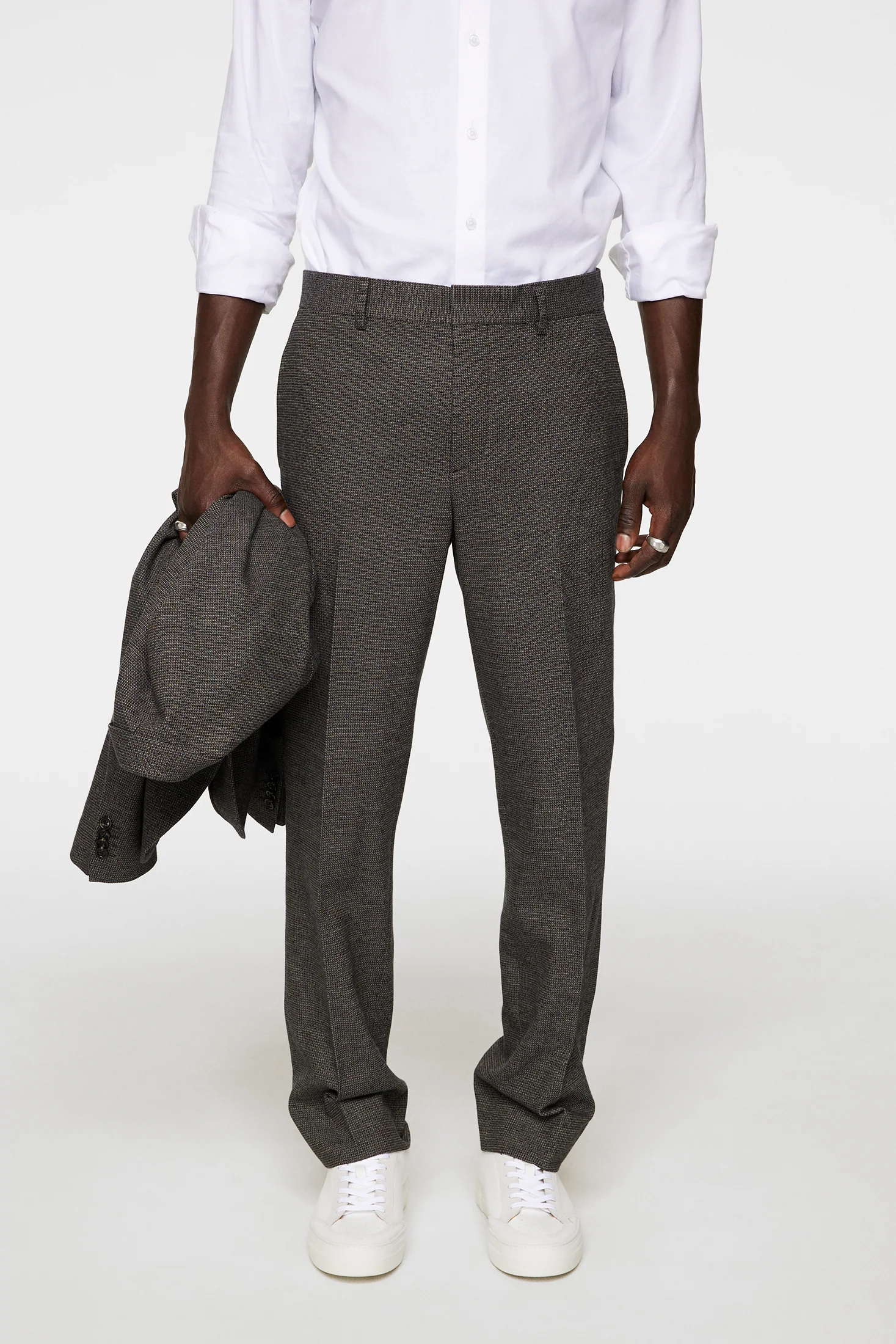 Lois 2 Tone Pants / Bitter Chocolate - Image 2