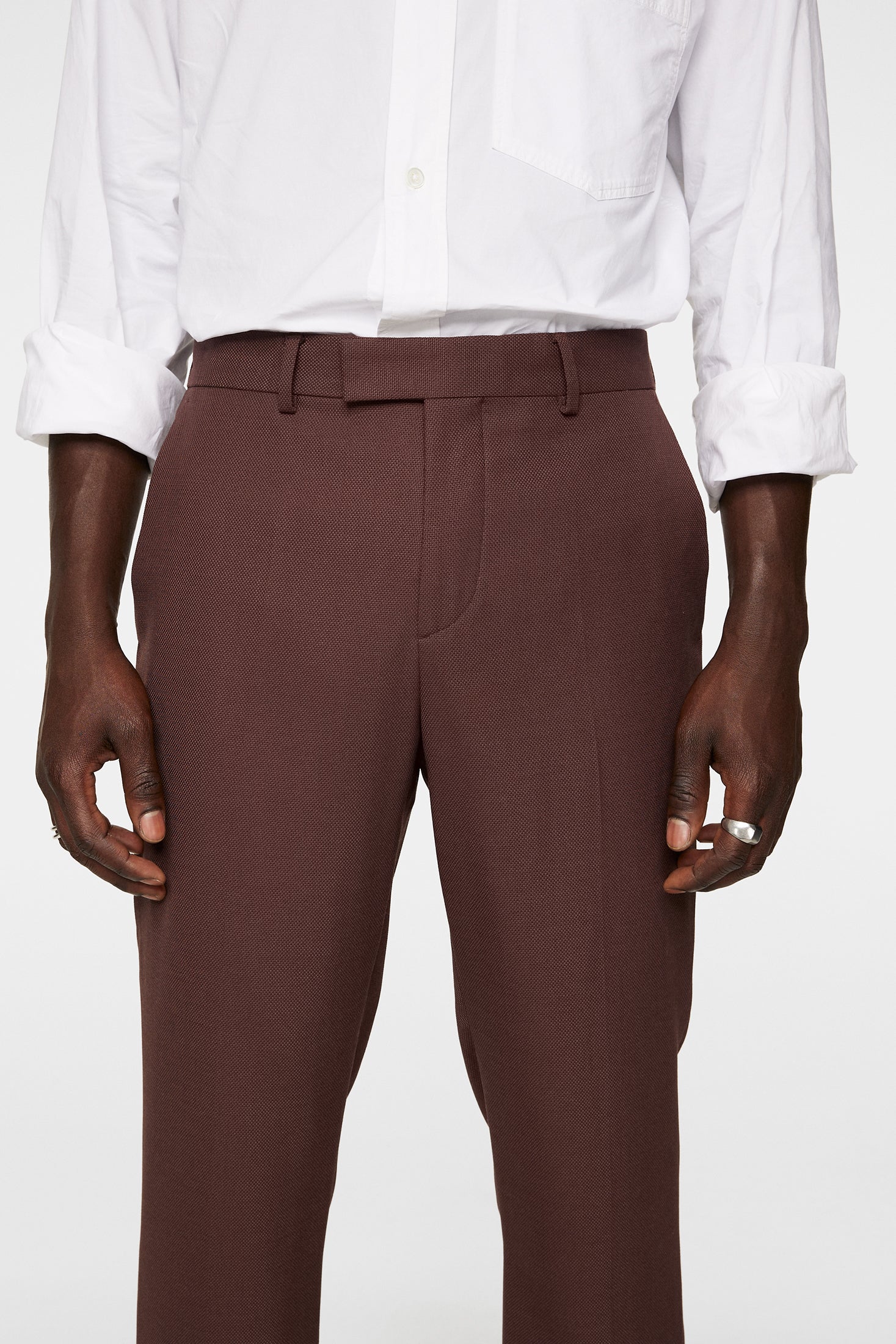 Lois Active Hopsack Pants / Bitter Chocolate - Image 5