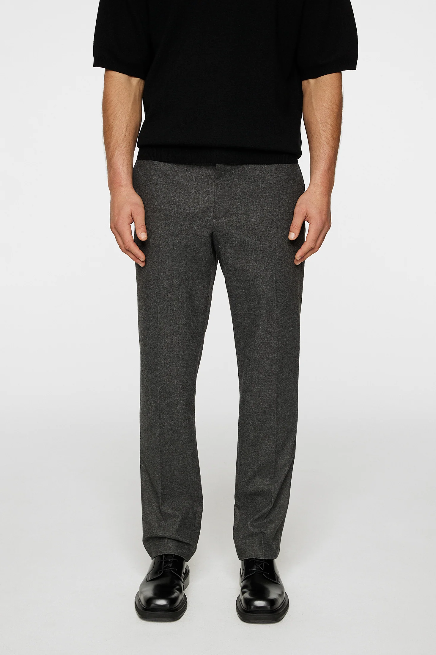 Lois C Micro Pattern Pants / Dark Grey - Image 2