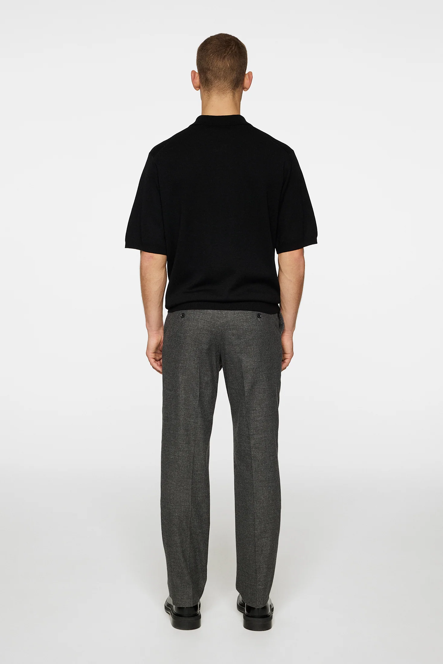 Lois C Micro Pattern Pants / Dark Grey - Image 3