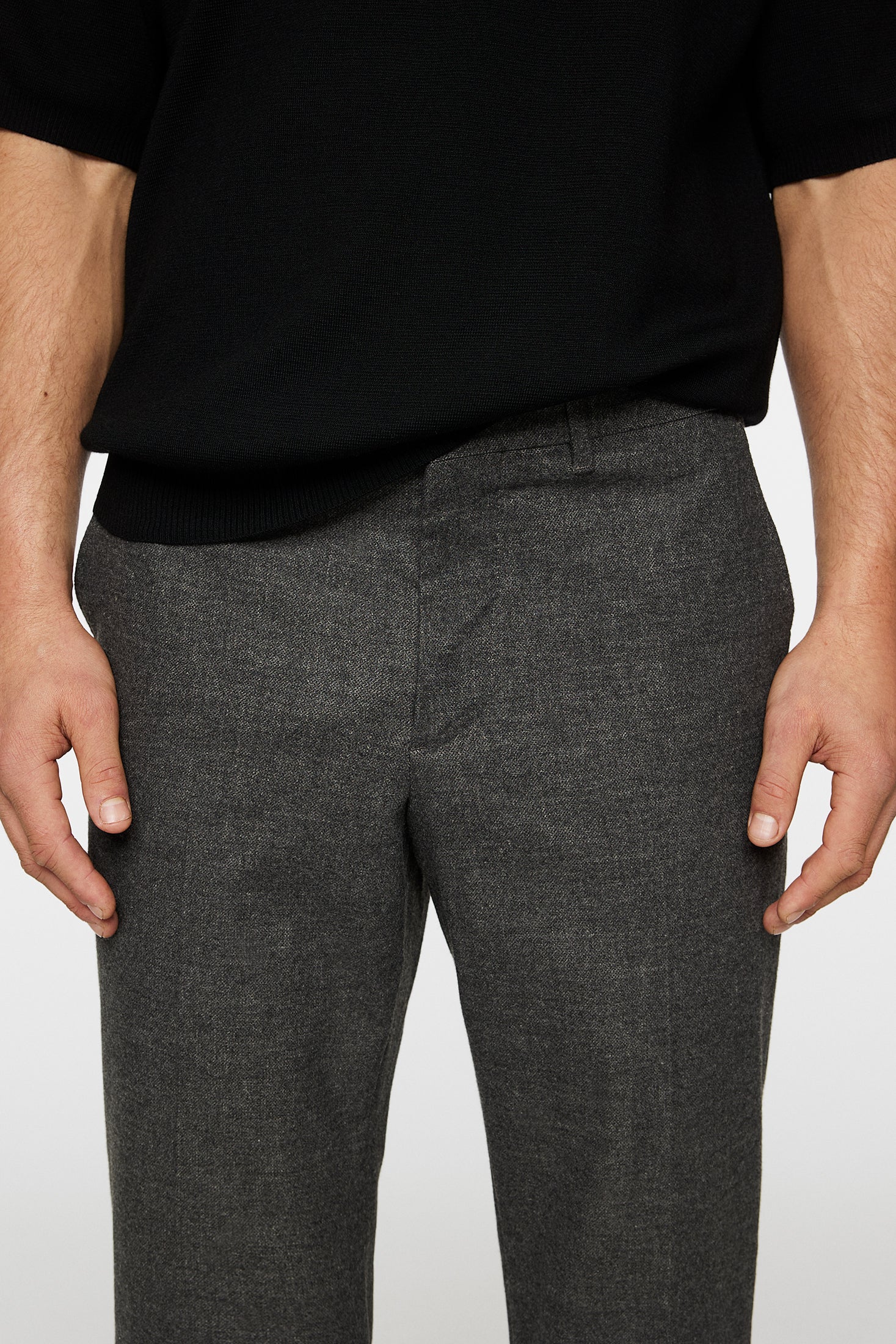 Lois C Micro Pattern Pants / Dark Grey - Image 5