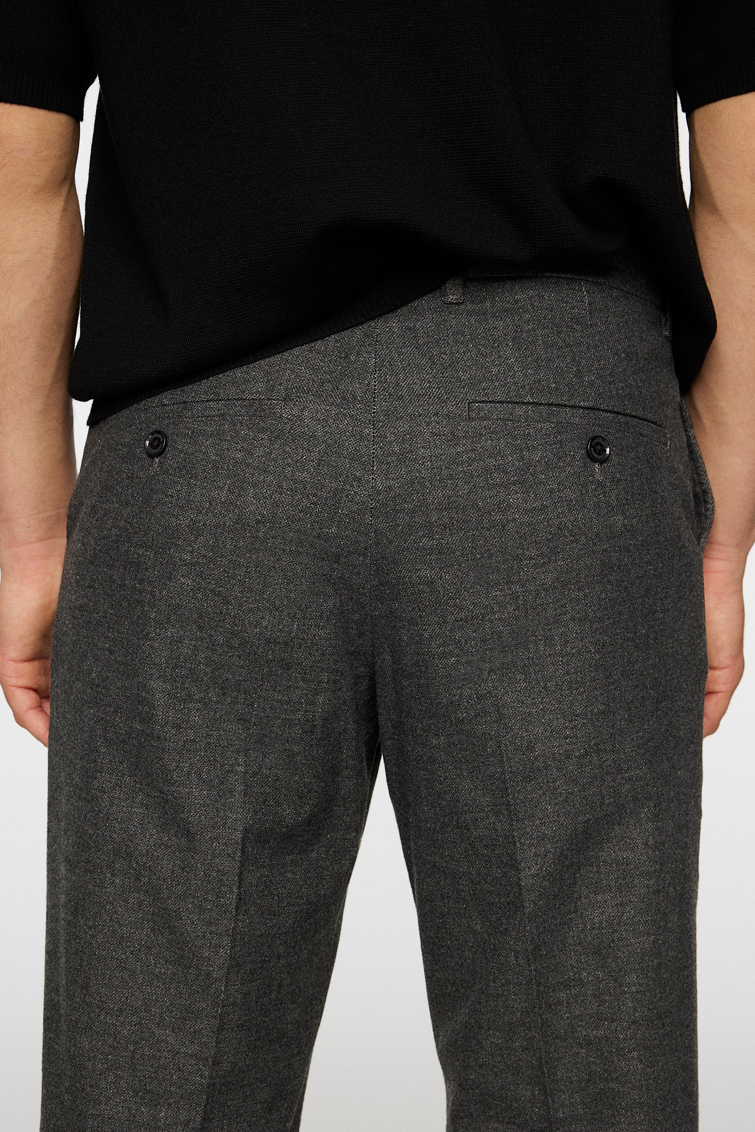 Lois C Micro Pattern Pants / Dark Grey - Image 6