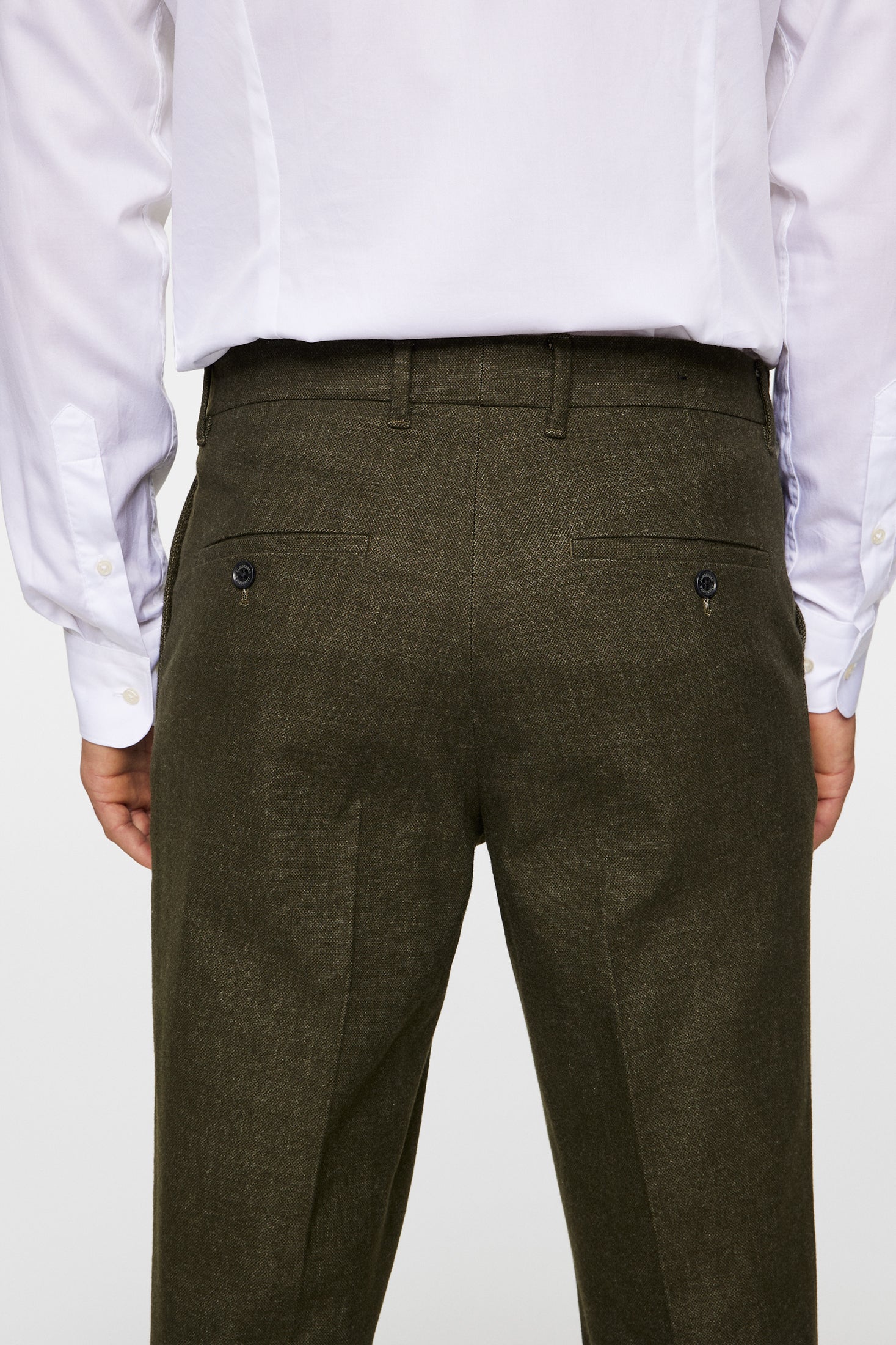 Lois C Micro Pattern Pants / Forest Green - Image 6