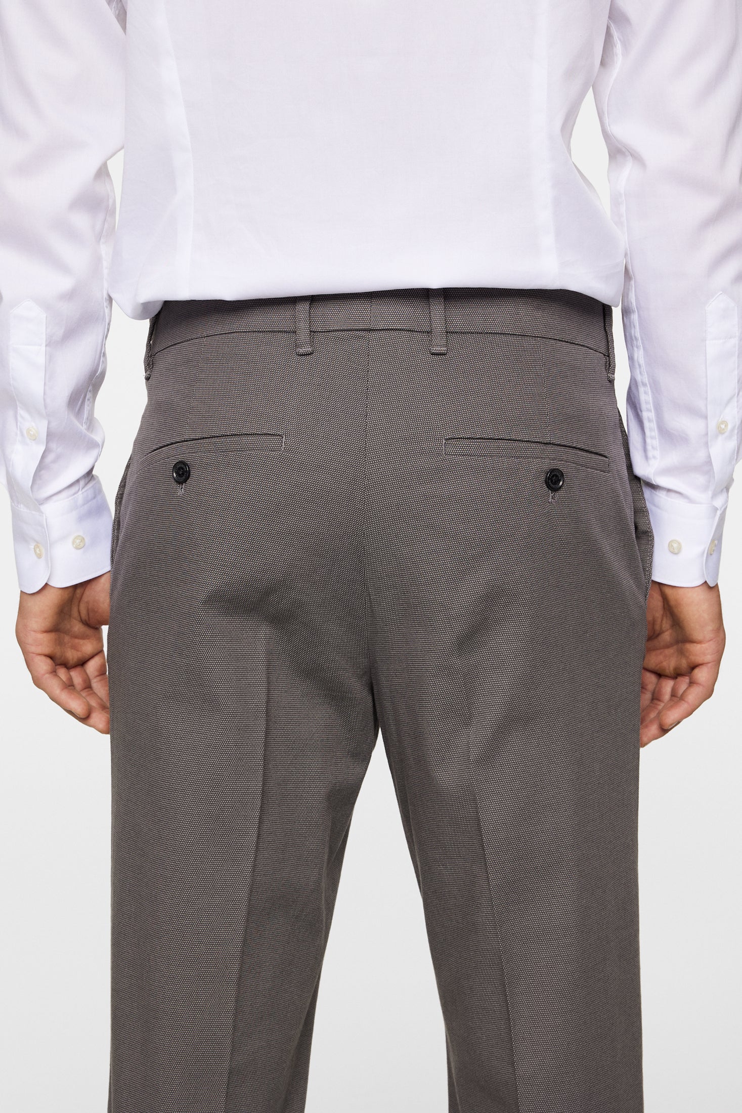 Lois C Micro Texture Pants / Dark Grey - Image 7