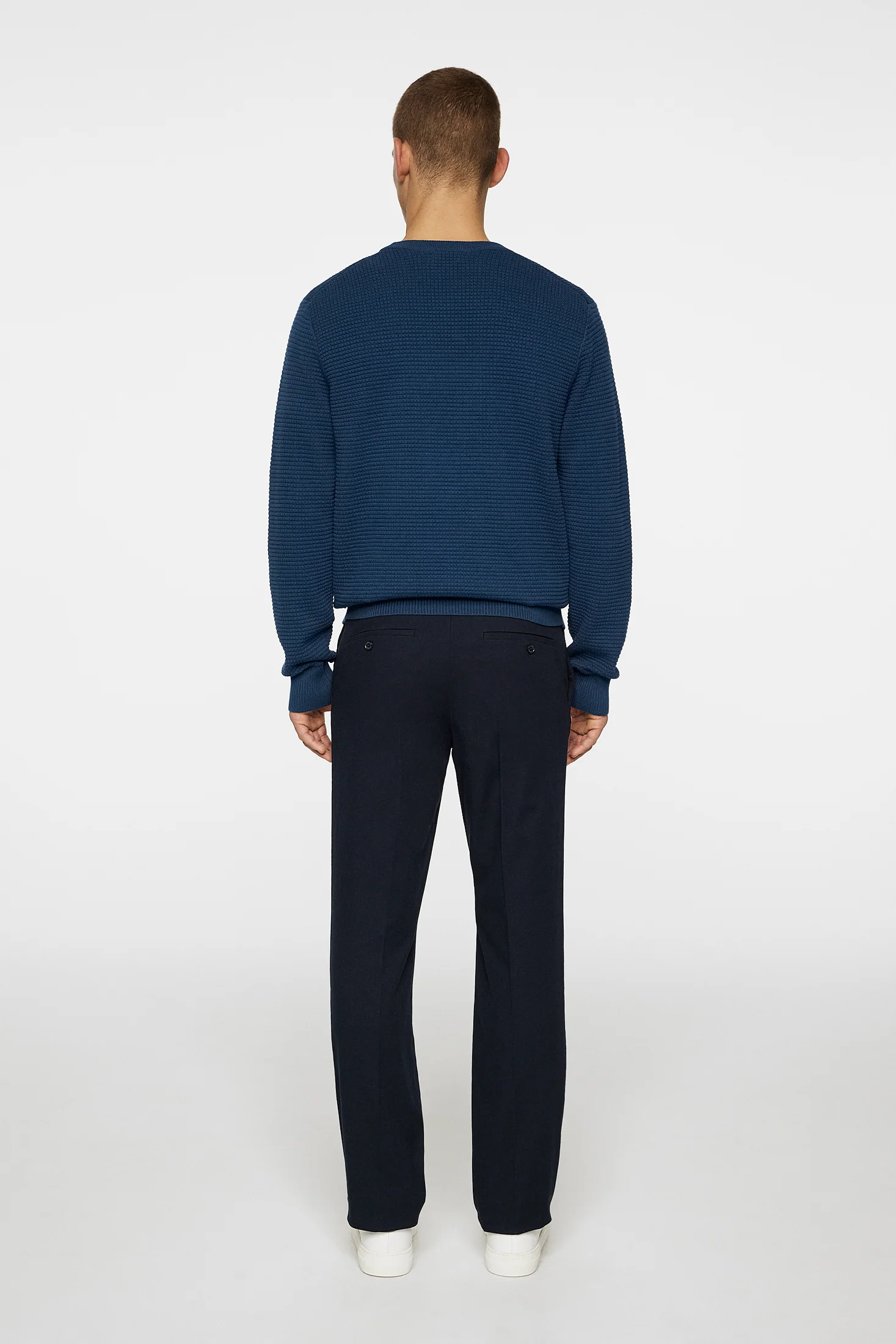 Lois C Micro Texture Pants / JL Navy - Image 4