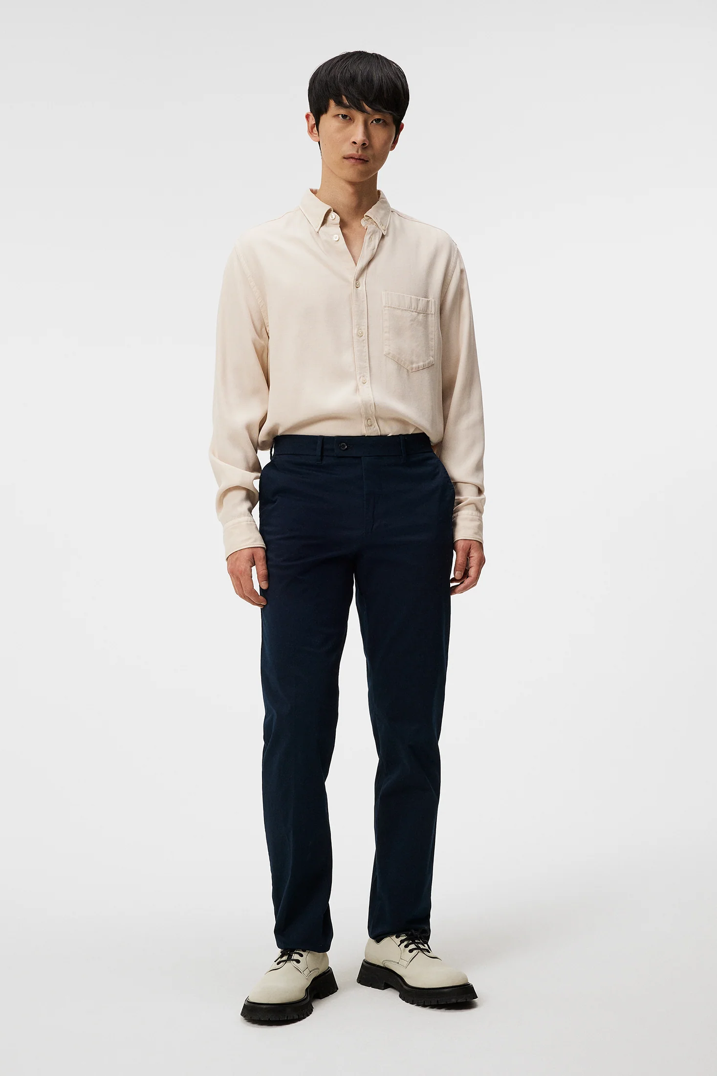 Lois Cloud Satin Pants / JL Navy - Image 4