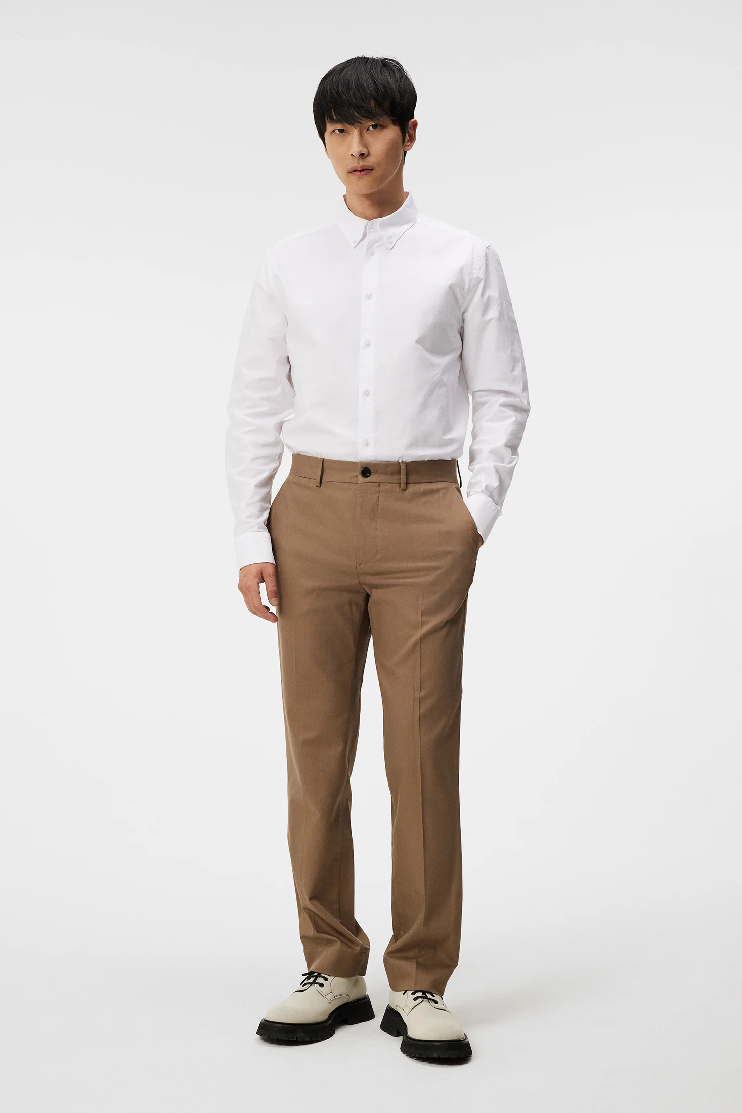 Lois Cotton Twill Pant / Walnut - Image 4