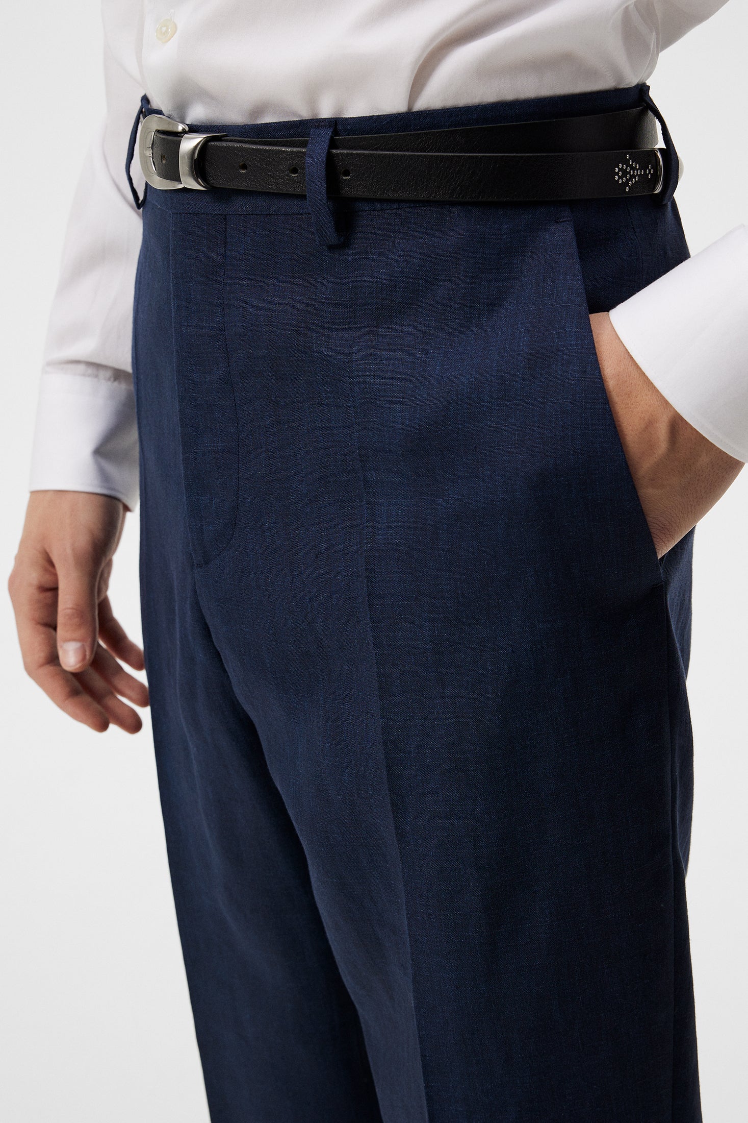 Lois Super Linen Pants / JL Navy - Image 5