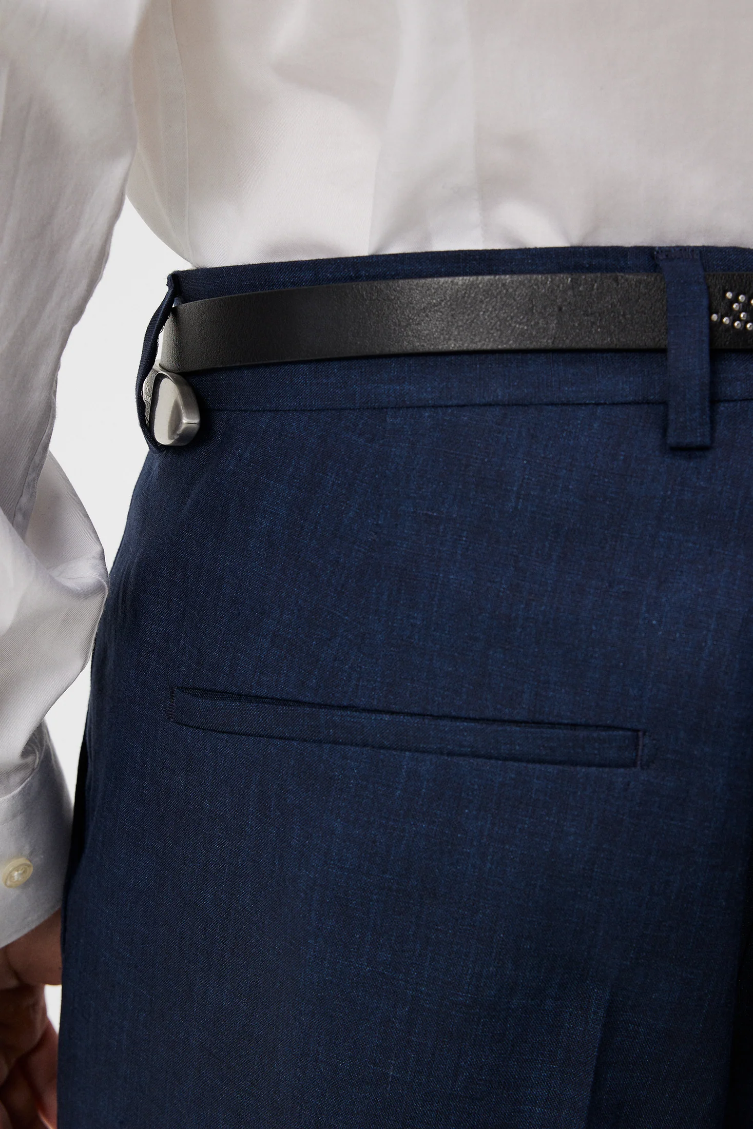 Lois Super Linen Pants / JL Navy - Image 6