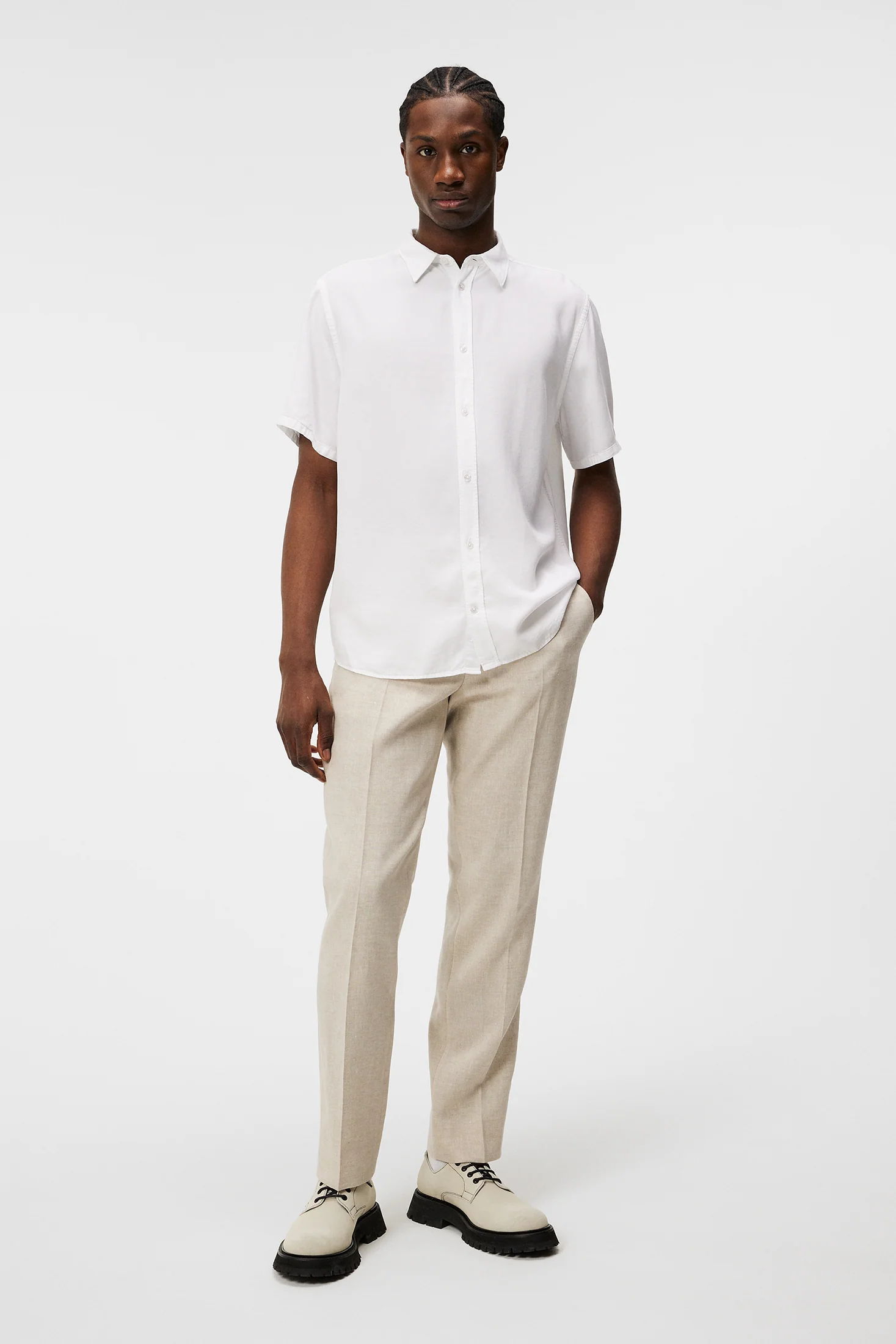 Lois Super Linen Pants / Moonbeam - Image 4