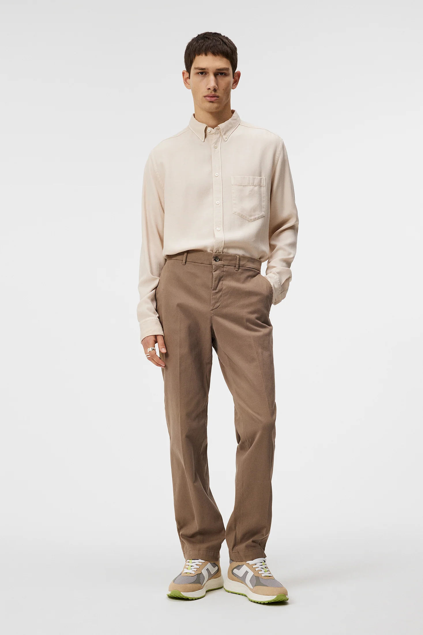 Lois Twill Flex Pants / Walnut - Image 4
