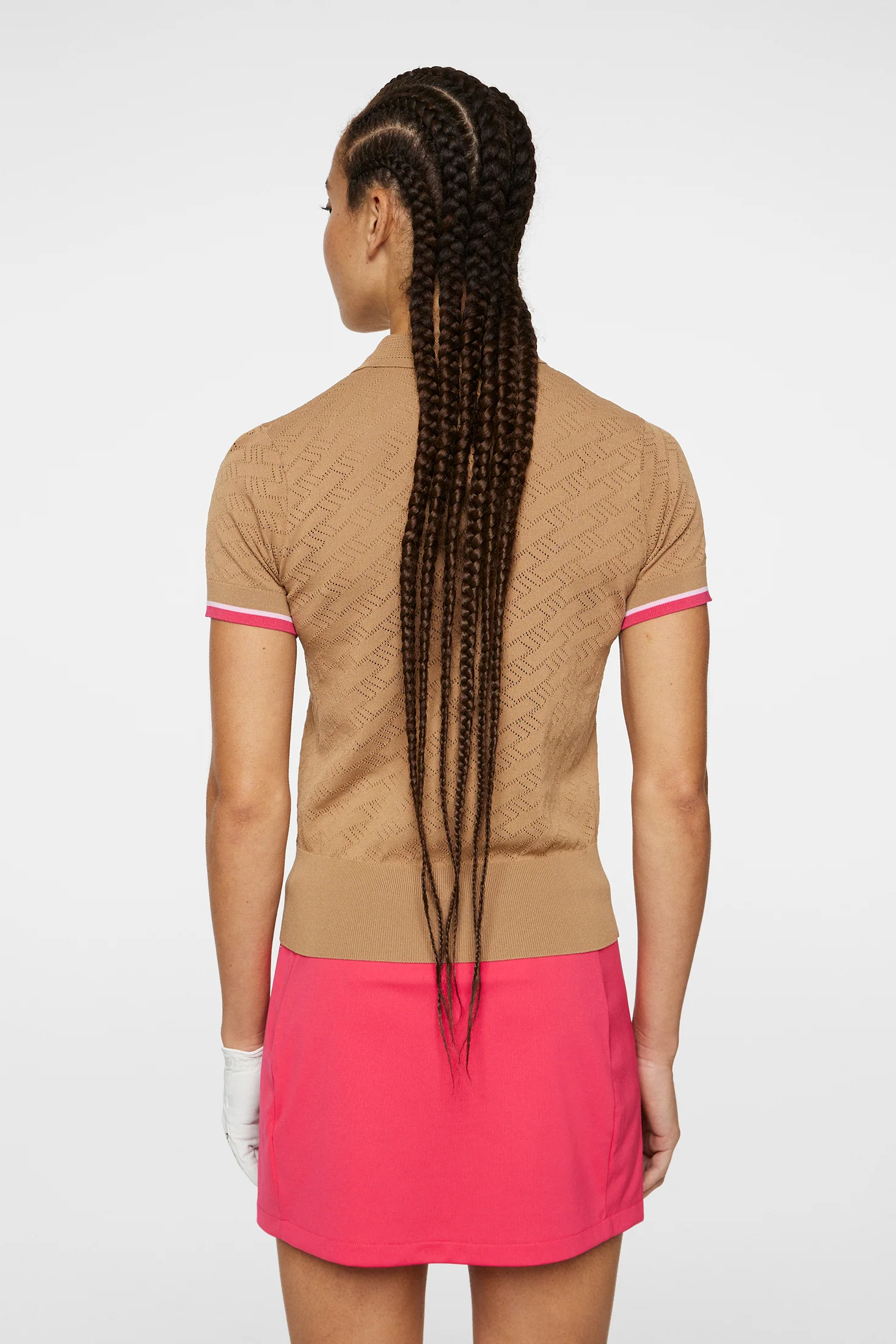 Lomi Knitted Polo Shirt / Tigers Eye - Image 3