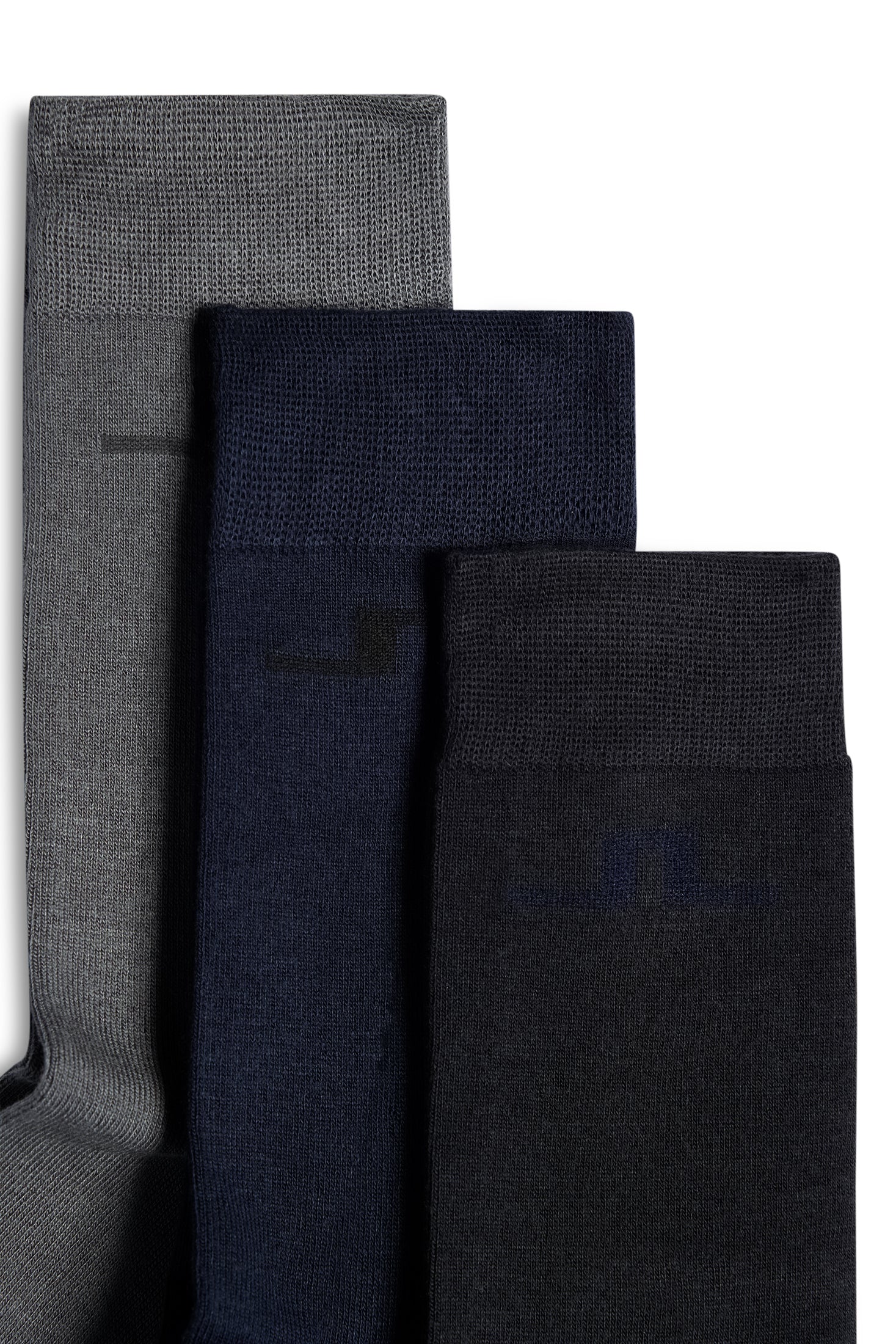Long Socks 3P / Multicolour Black - Image 2