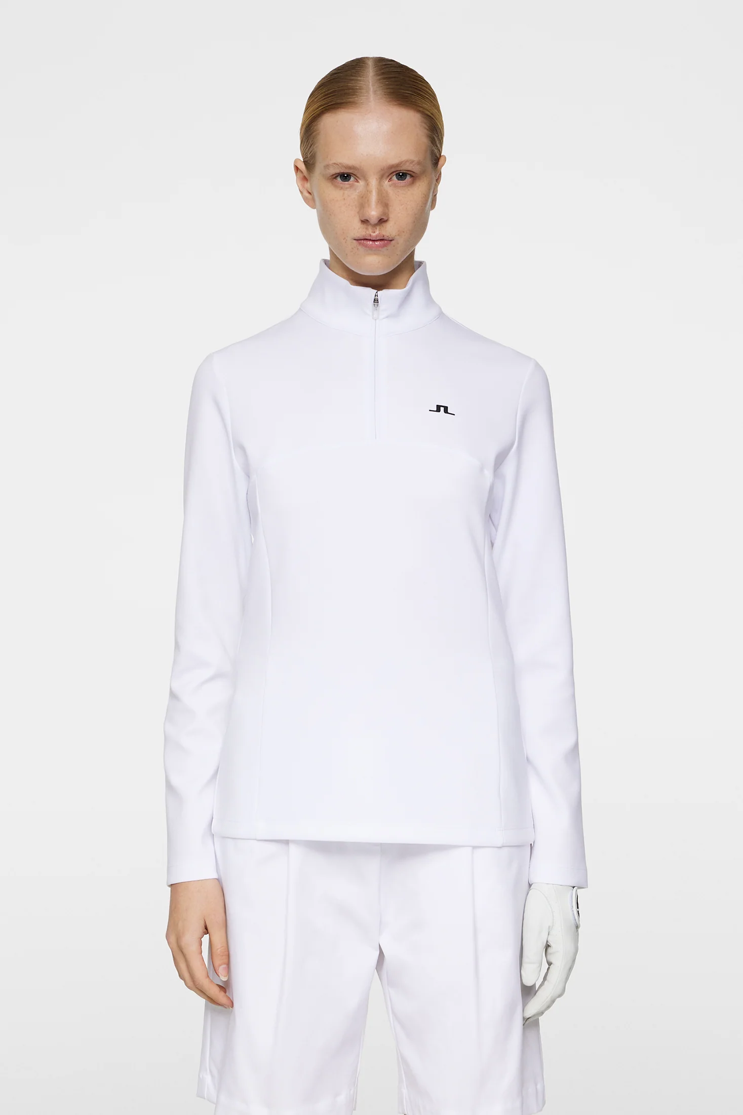 Lorelei Quarter Zip Mid Layer / White - Image 3
