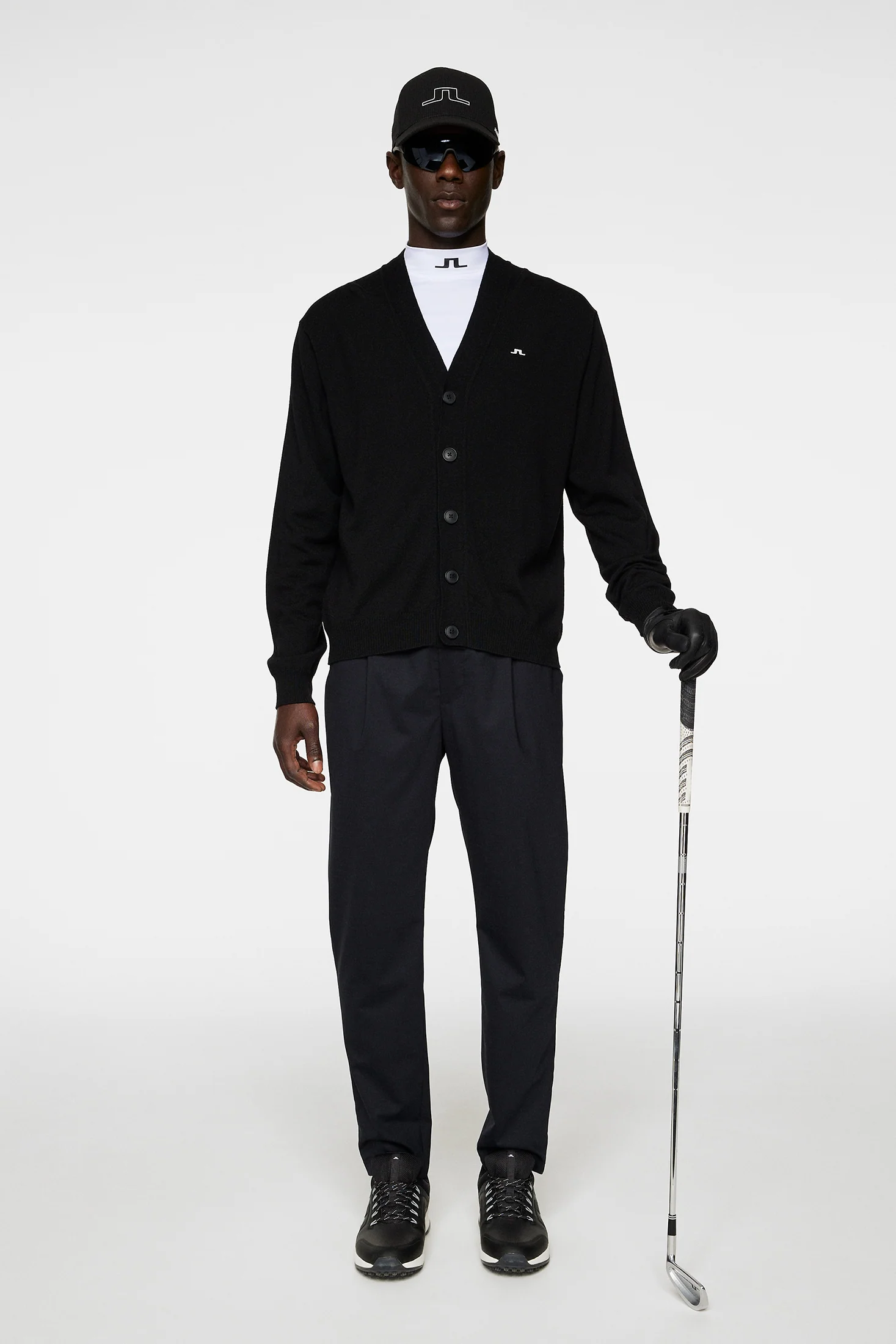 Lucas Knitted Cardigan / Black - Image 4