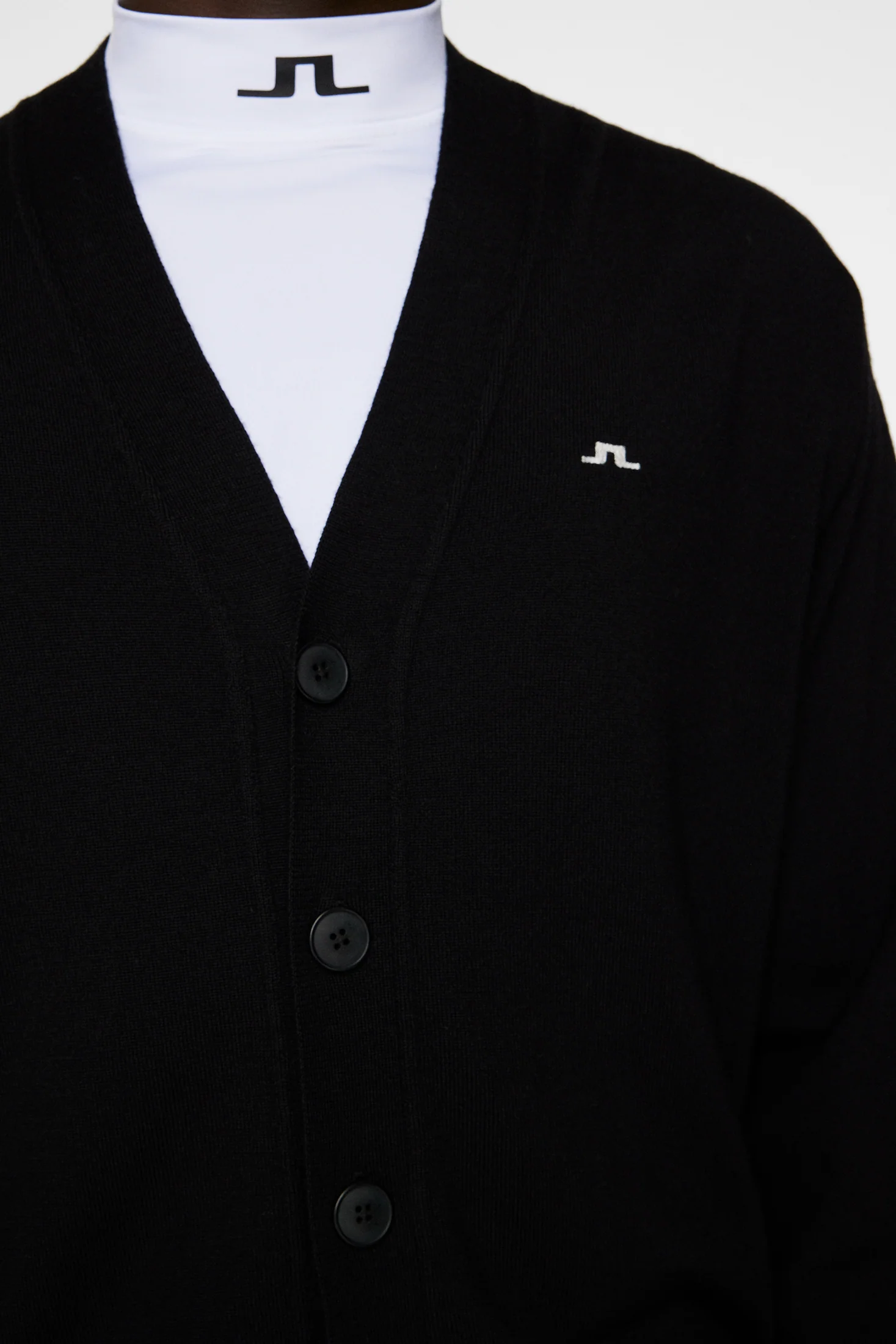 Lucas Knitted Cardigan / Black - Image 6