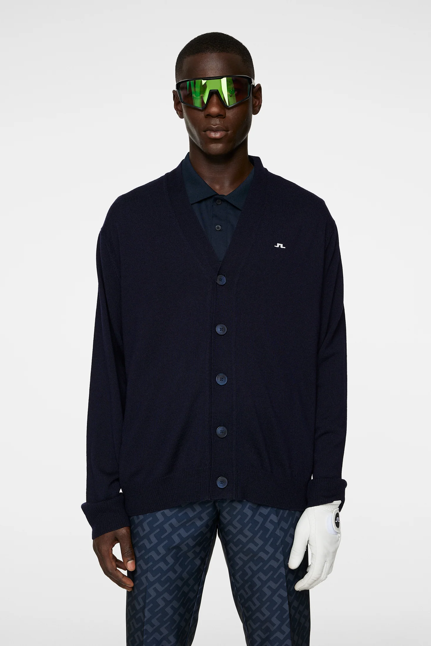 Lucas Knitted Cardigan / JL Navy - Image 2