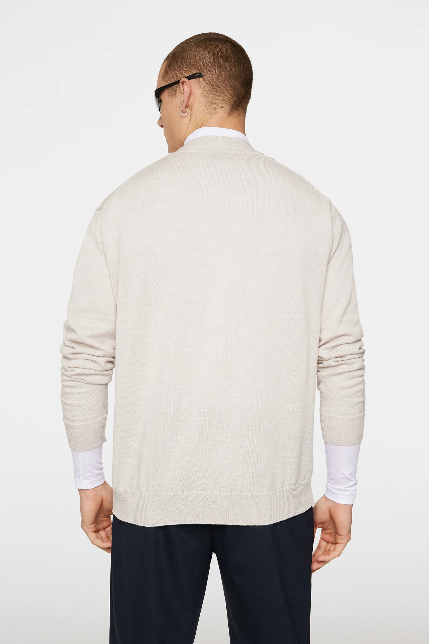 Lucas Knitted Cardigan / Moonbeam - Image 3