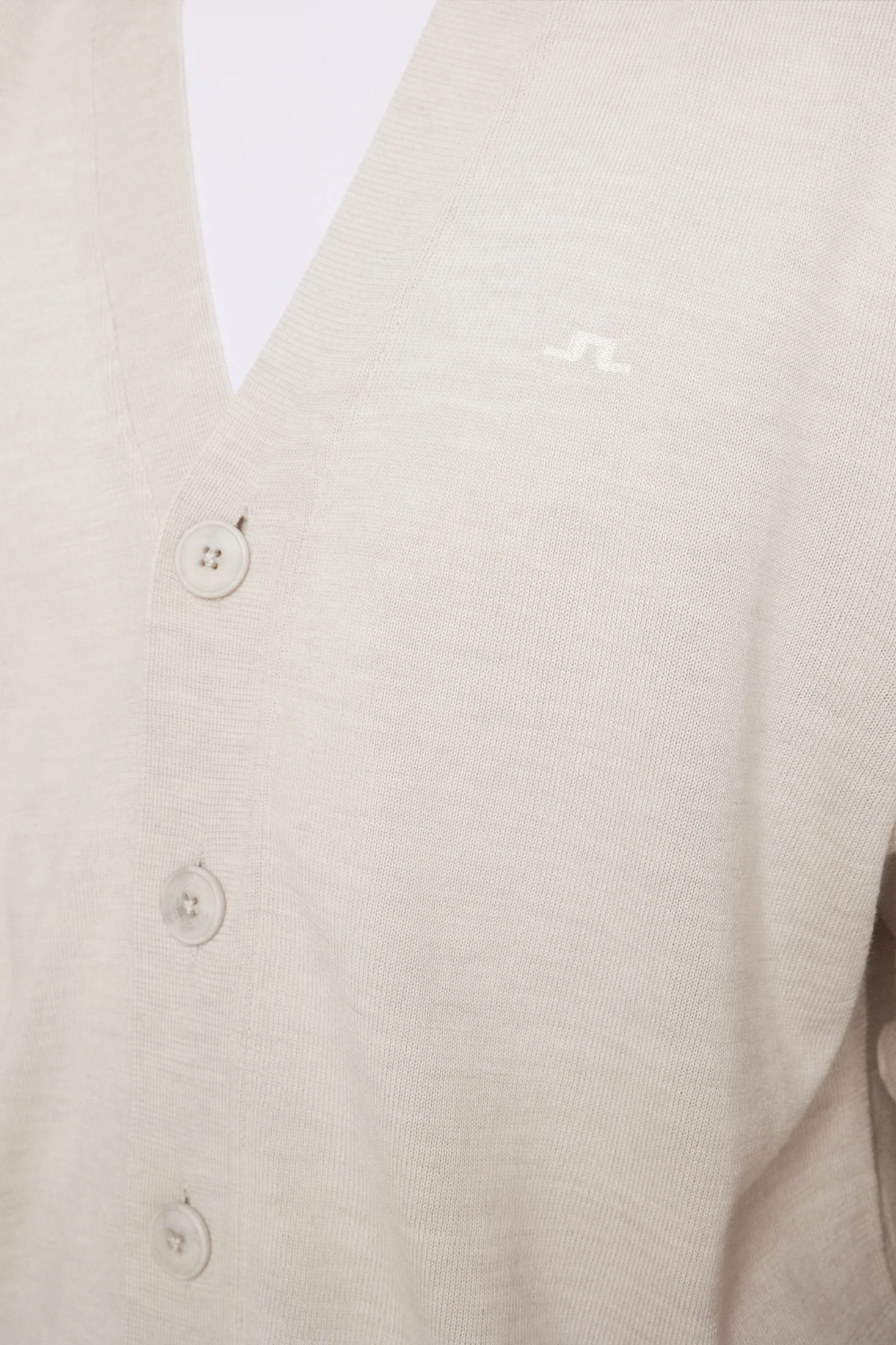 Lucas Knitted Cardigan / Moonbeam - Image 6