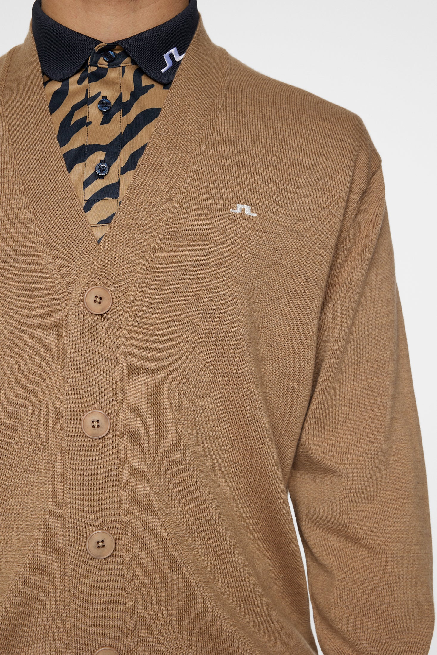 Lucas Knitted Cardigan / Tigers Eye - Image 6