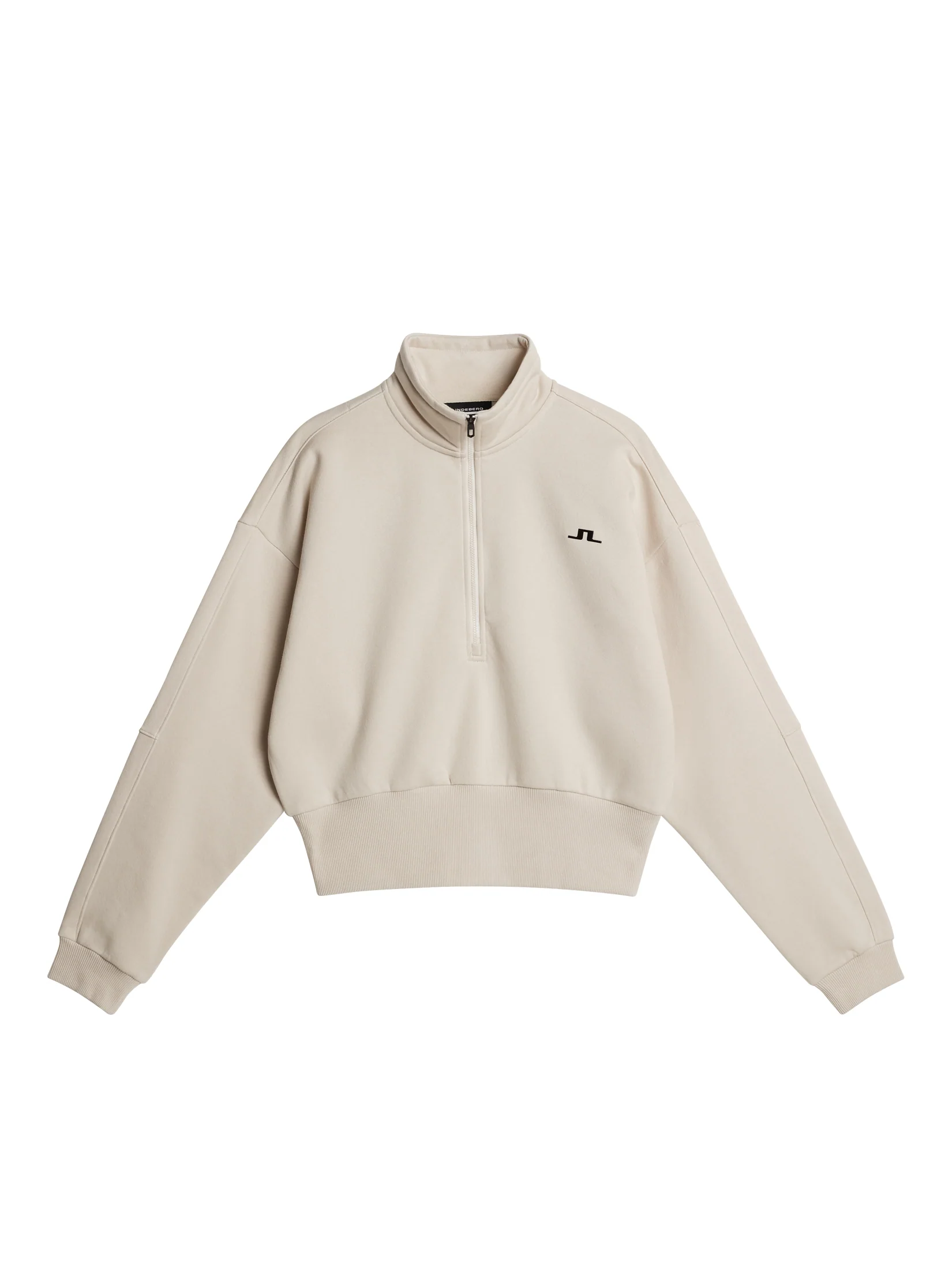 Lucia Zip Mock Neck / Moonbeam